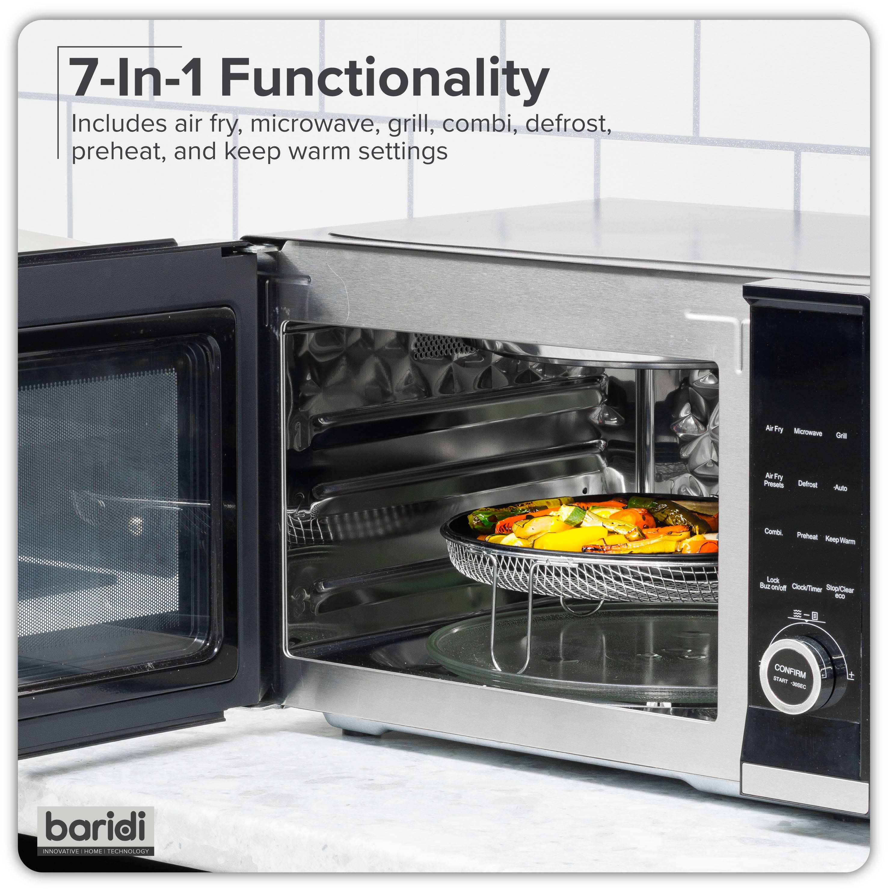 Baridi DH277 Microwave Action shot - lifestyle - 2nd perspective