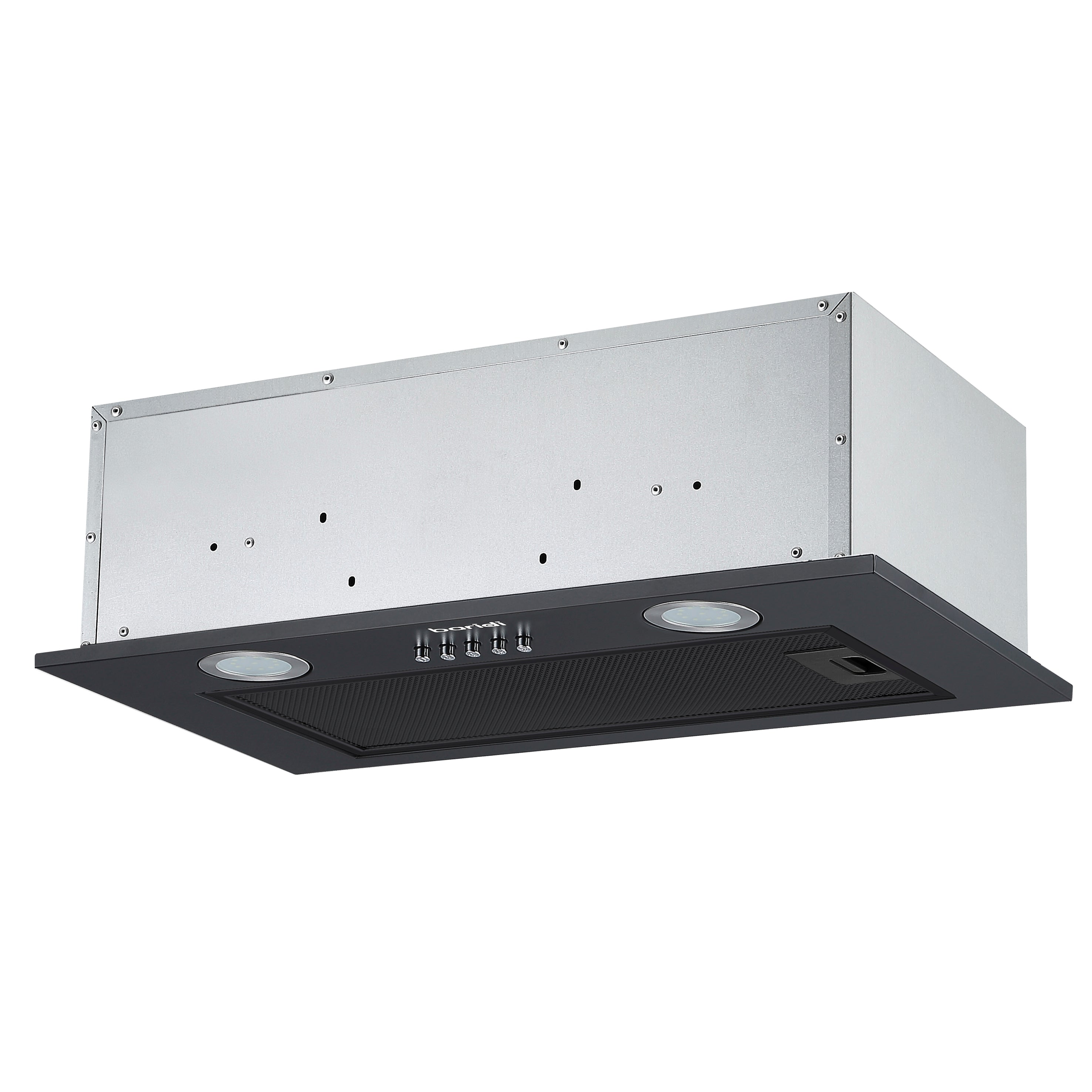 Baridi Built-In Cooker Hood 52cm with 5 Layer Filter, Black - DH285