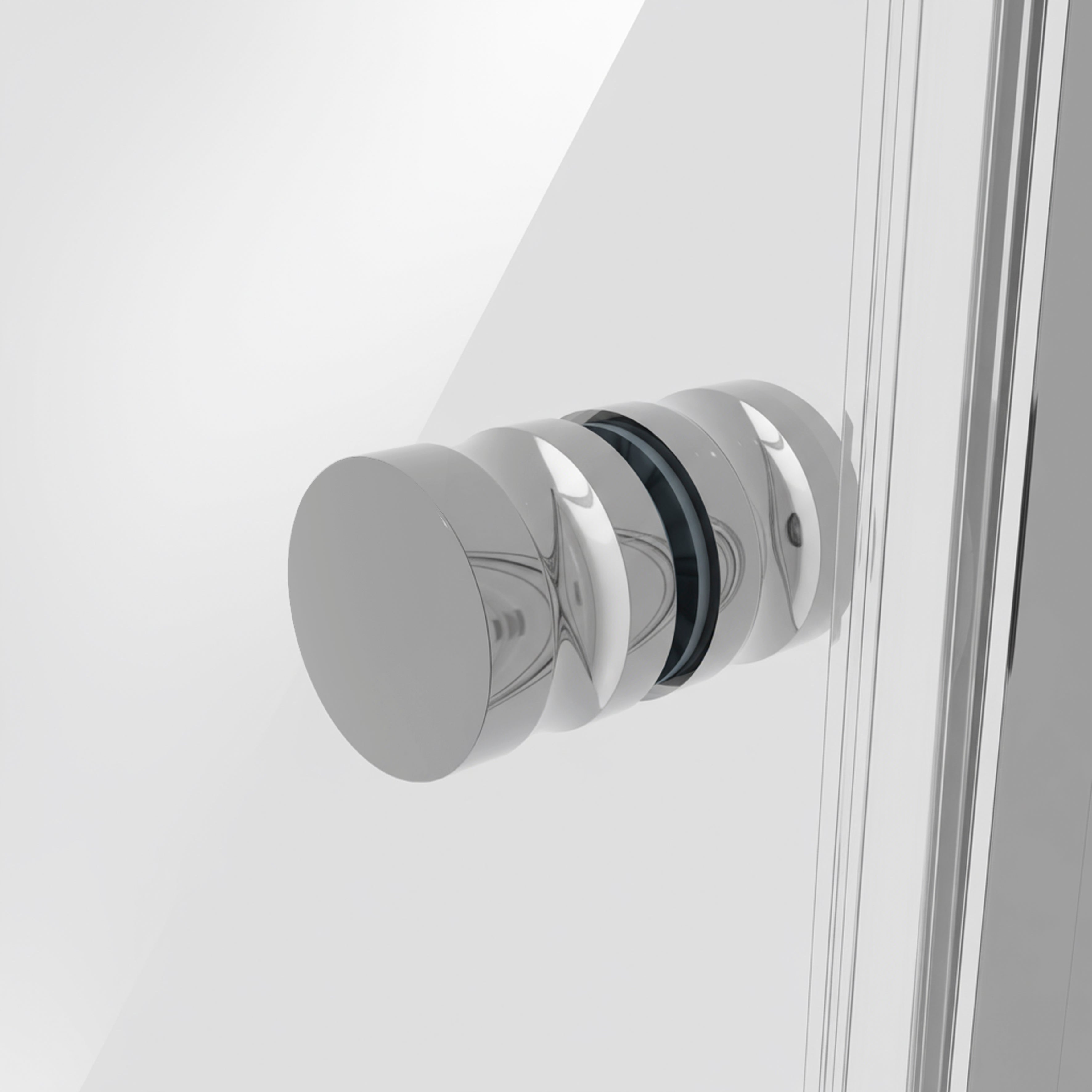 Baridi Bi-Fold Shower Door 800 x 1850mm, 6mm Tempered Glass, Reversible Installation, Chrome - DH305