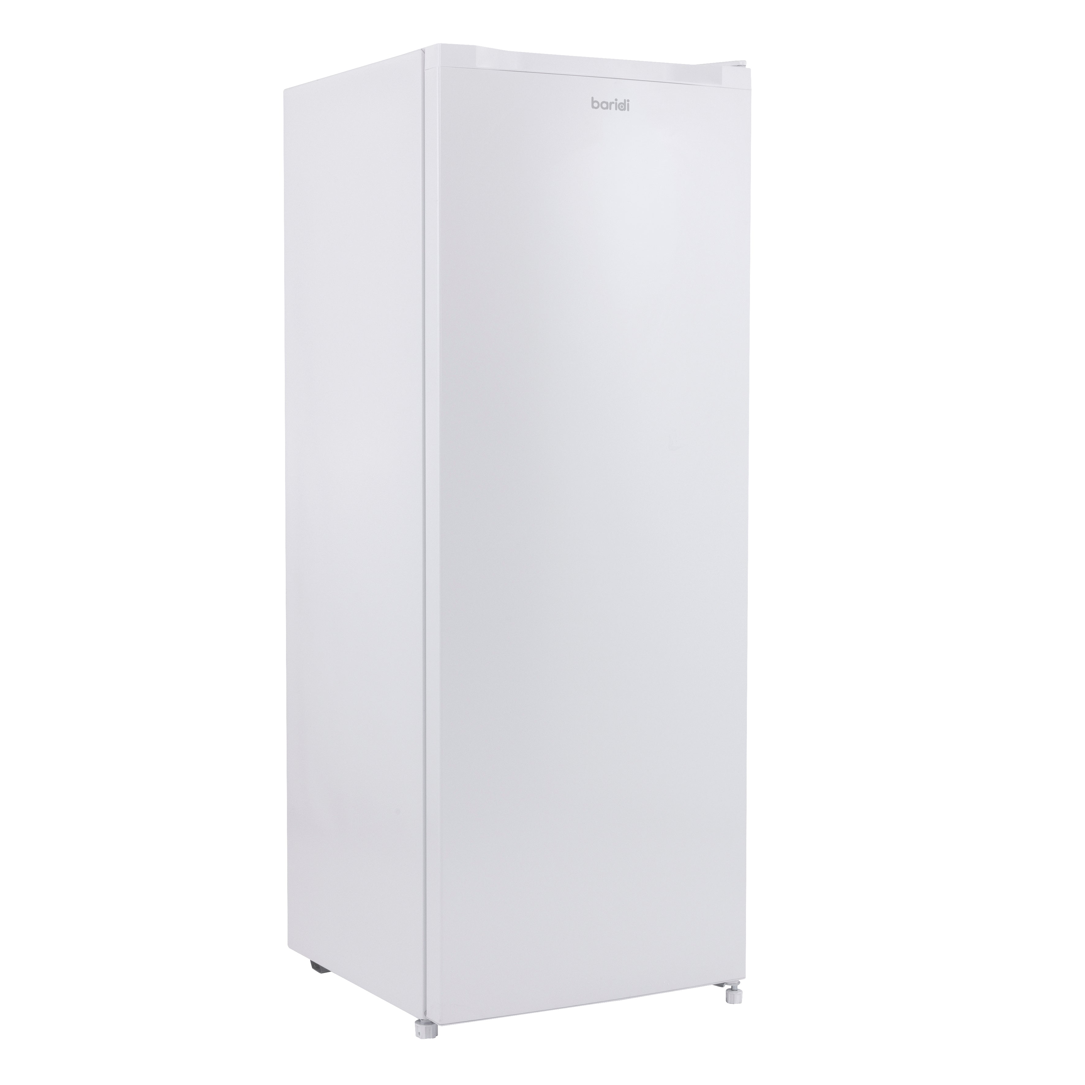 Baridi Freestanding Tall Larder Fridge, 241L Capacity with Reversible Door, 55cm Wide, White – DH322