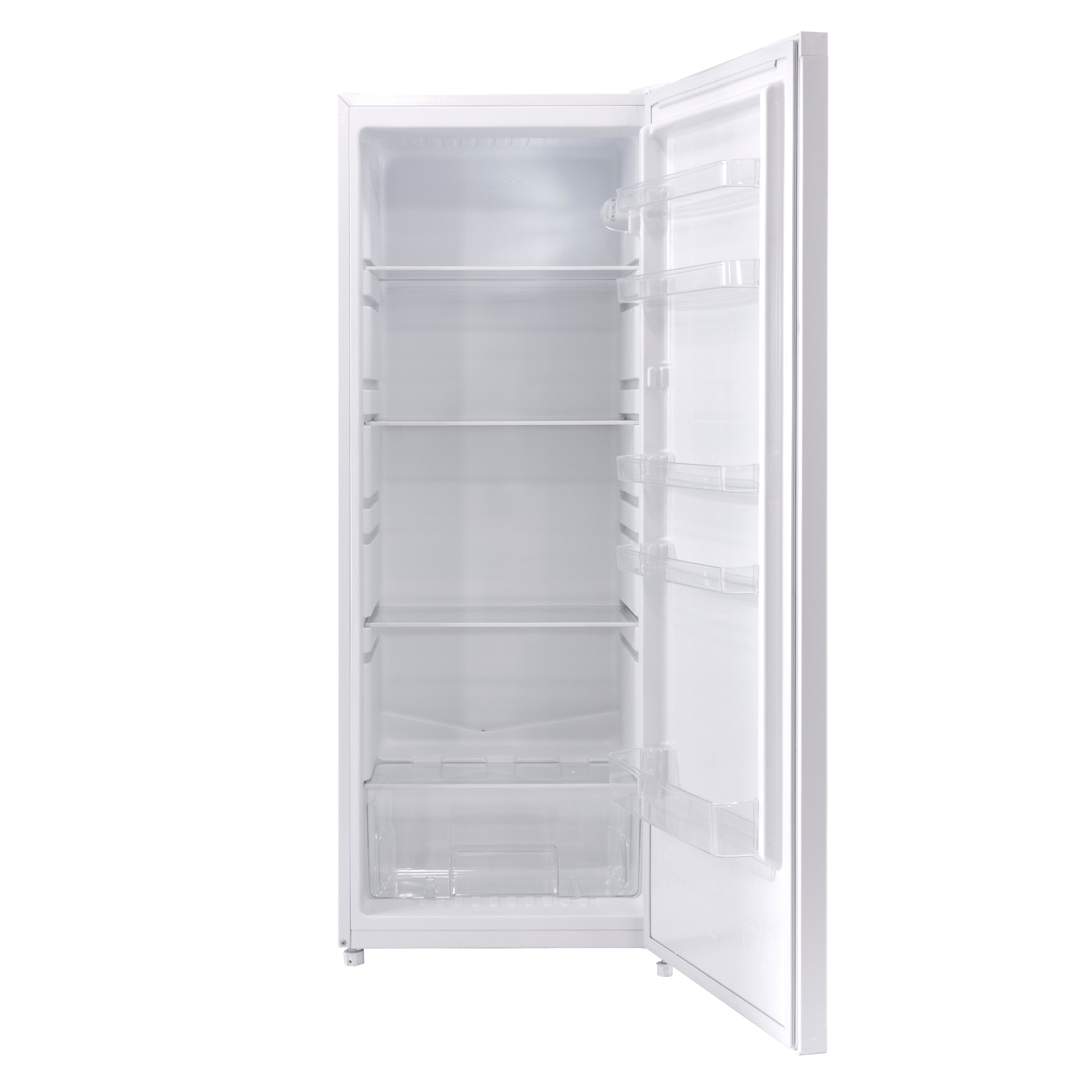 Baridi Freestanding Tall Larder Fridge, 241L Capacity with Reversible Door, 55cm Wide, White – DH322