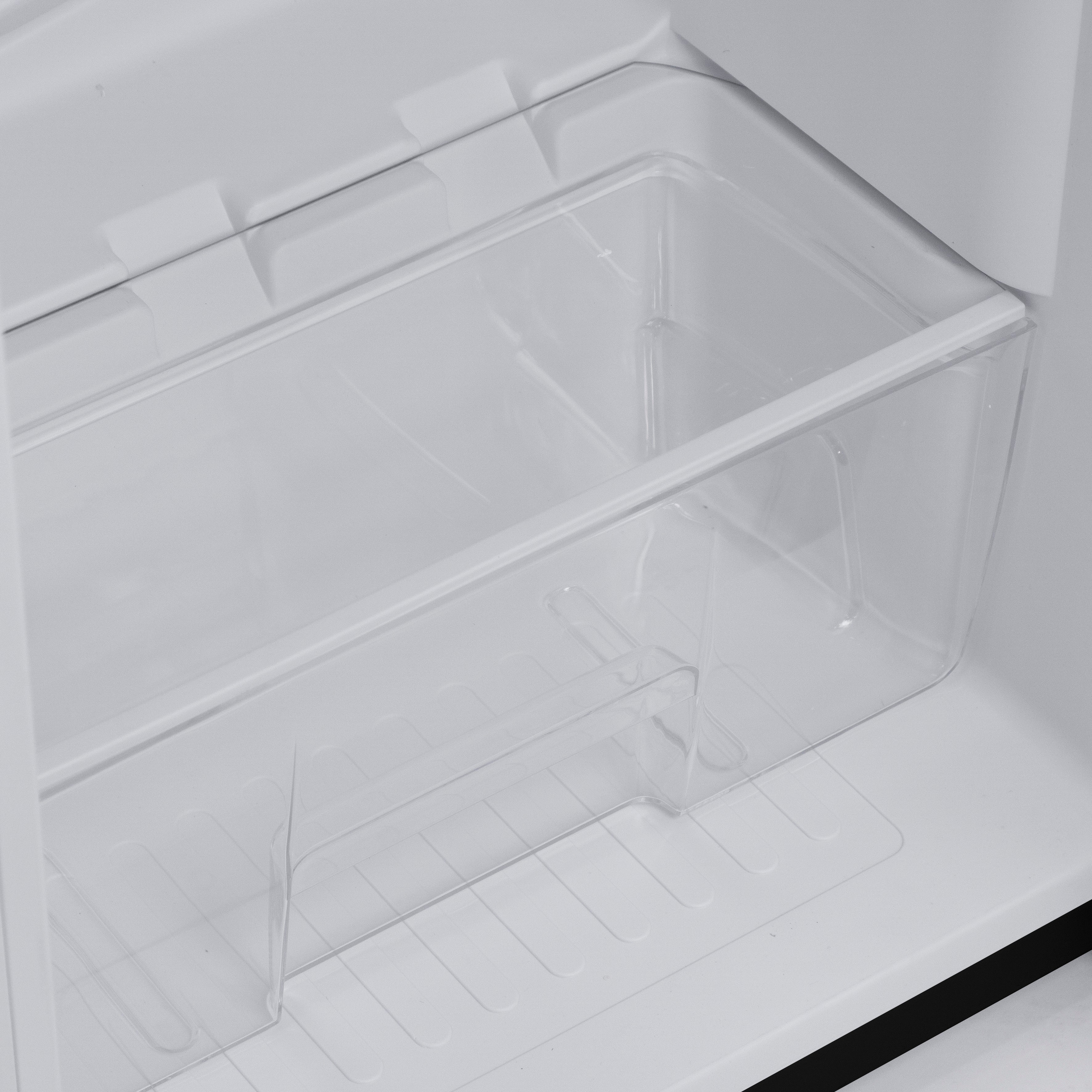 Baridi Freestanding Tall Larder Fridge, 241L Capacity with Reversible Door, 55cm Wide, Black – DH323
