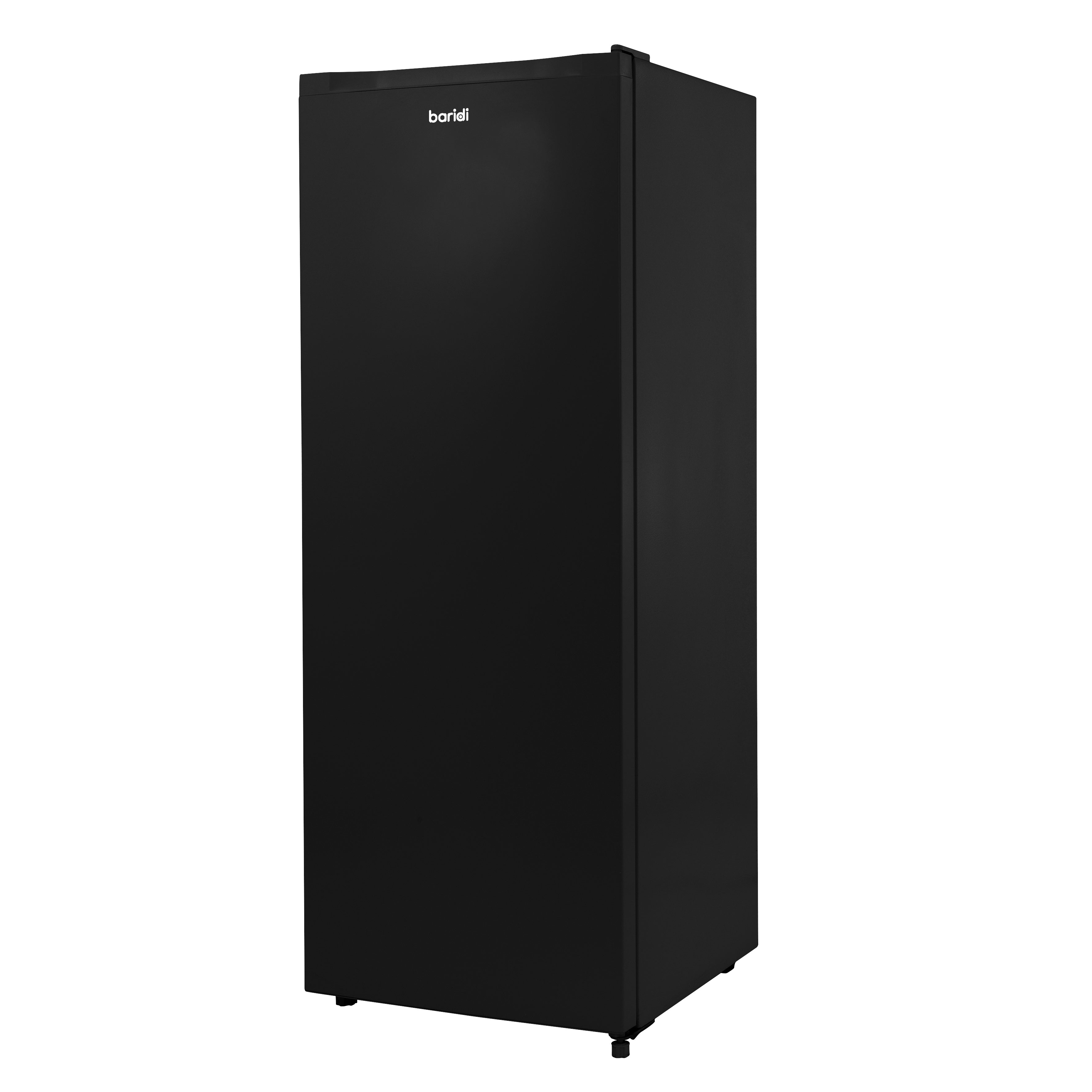 Baridi Freestanding Tall Larder Fridge, 241L Capacity with Reversible Door, 55cm Wide, Black – DH323