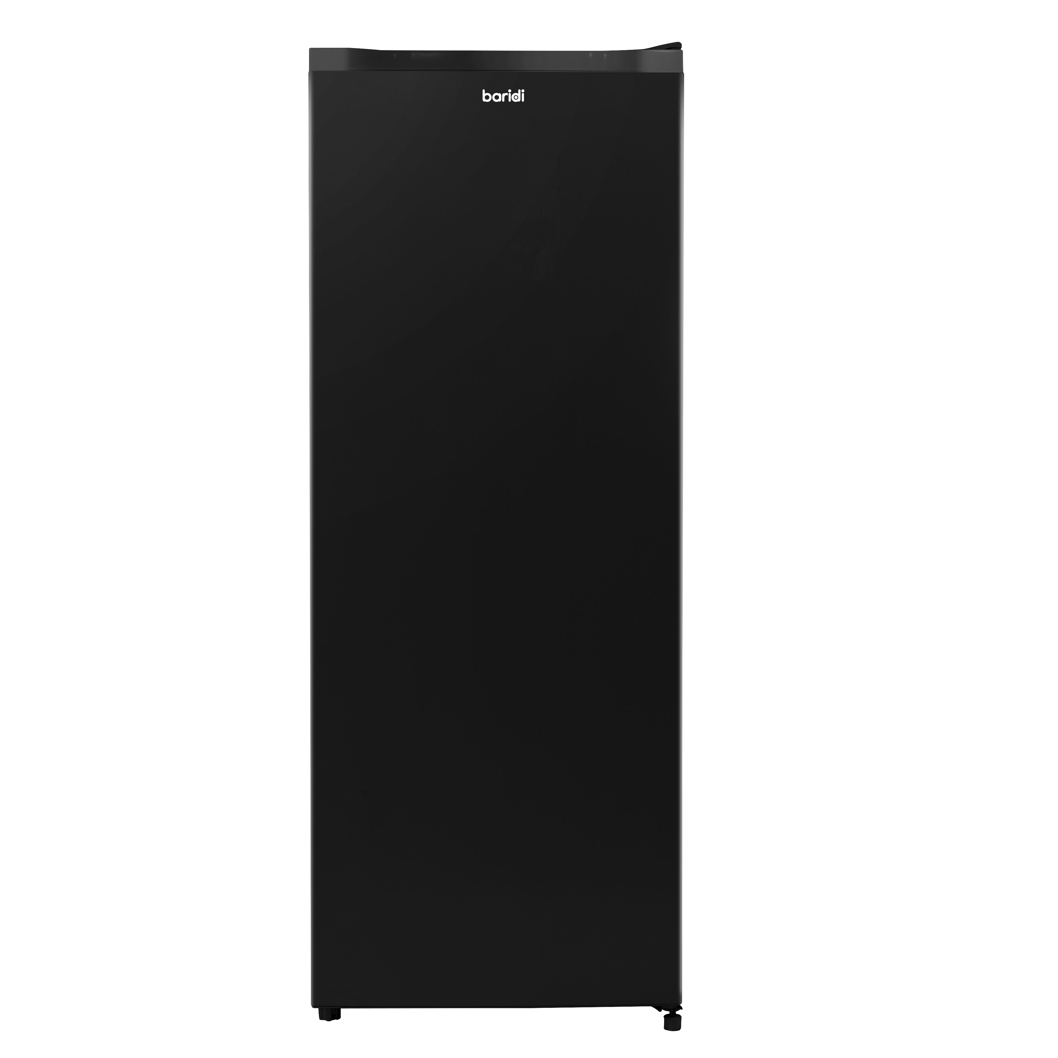Baridi Freestanding Tall Larder Fridge, 241L Capacity with Reversible Door, 55cm Wide, Black – DH323