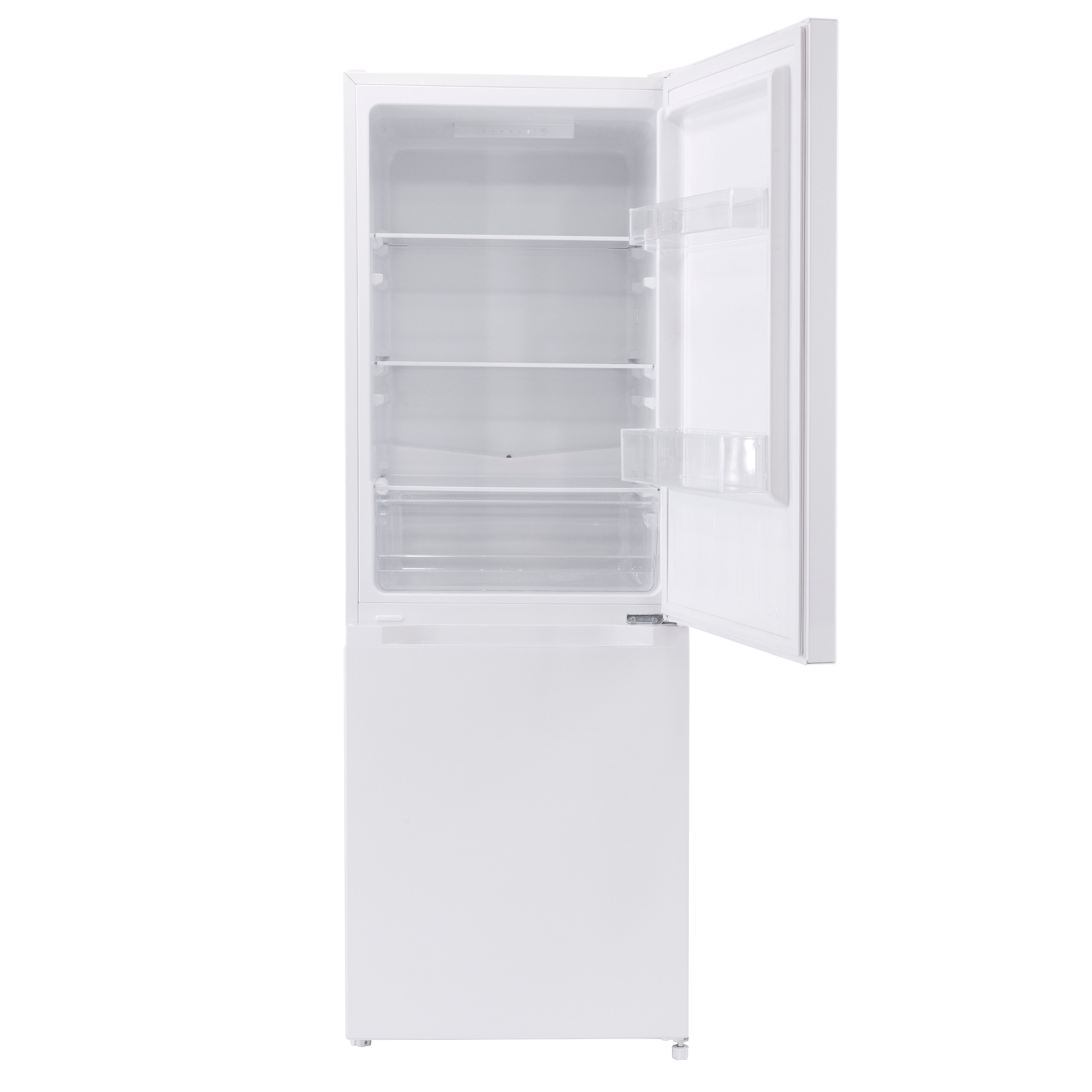 Baridi 60/40 Smart Frost Fridge Freezer 227L Capacity, White - DH326
