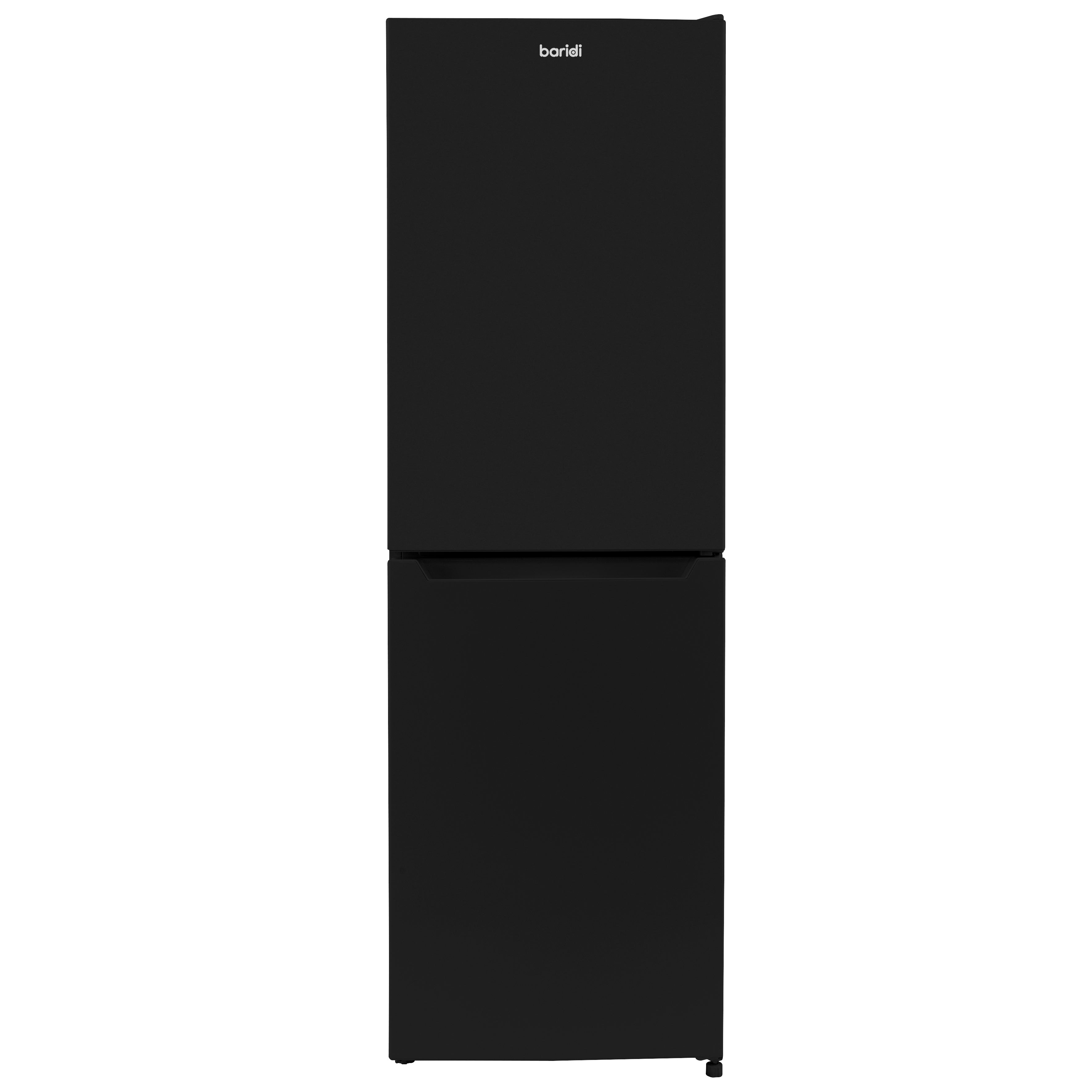 Baridi 50/50 Smart Frost Fridge Freezer 254L Capacity, Black - DH329