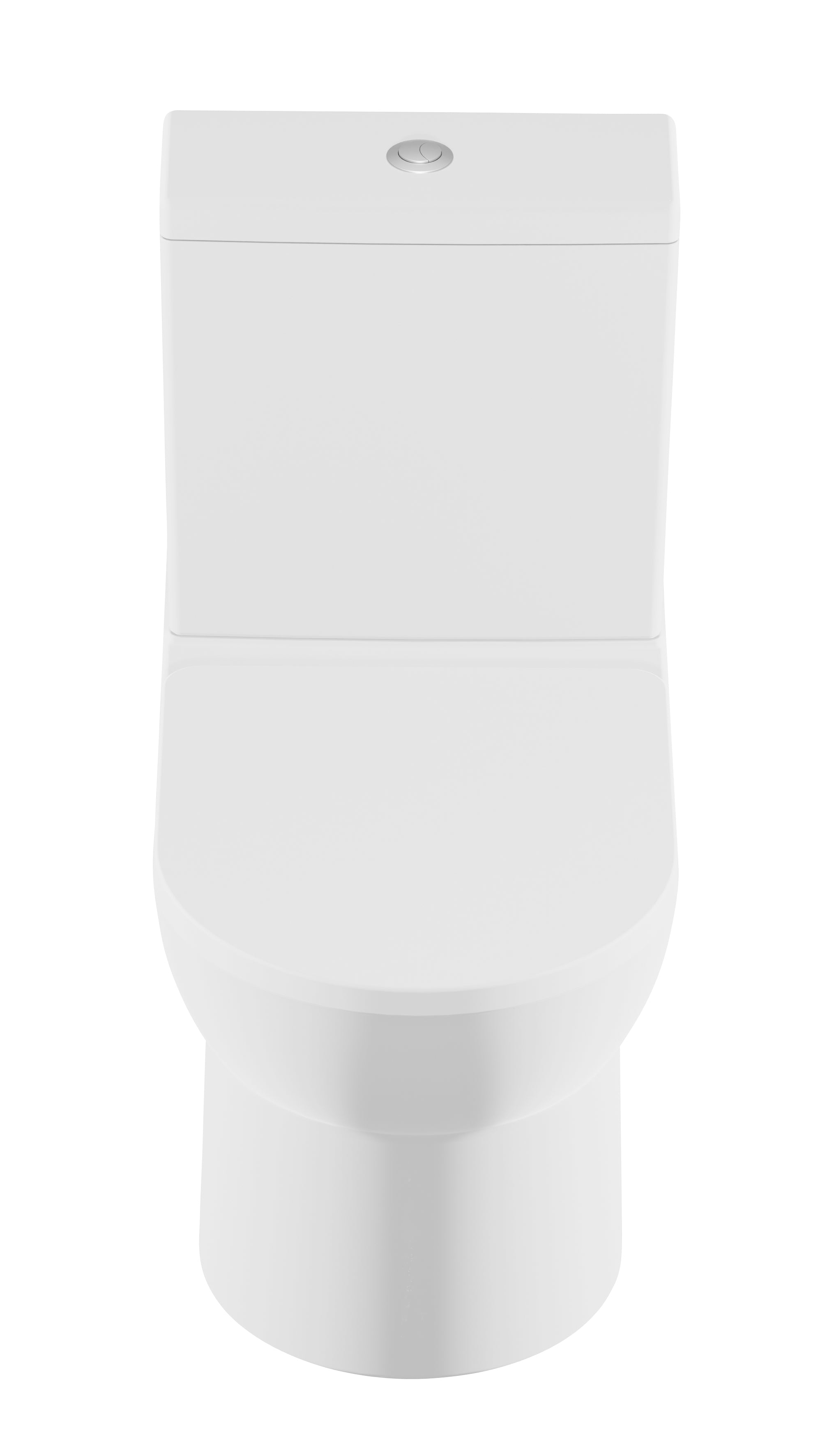Baridi Close-Coupled Toilet with Soft Close Seat, Dual Flush Cistern & Rimless Flush, White - DH333