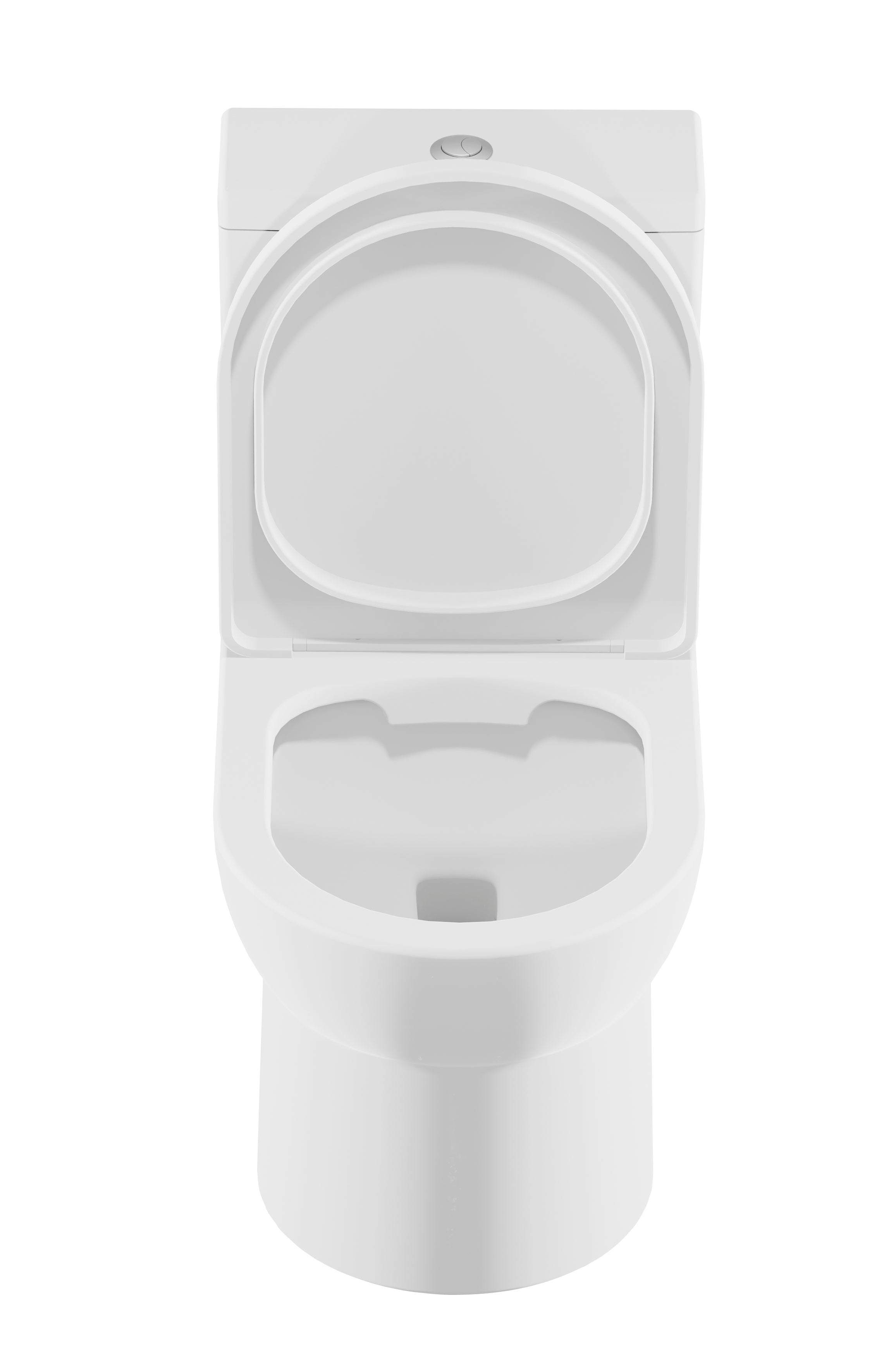 Baridi Close-Coupled Toilet with Soft Close Seat, Dual Flush Cistern & Rimless Flush, White - DH333