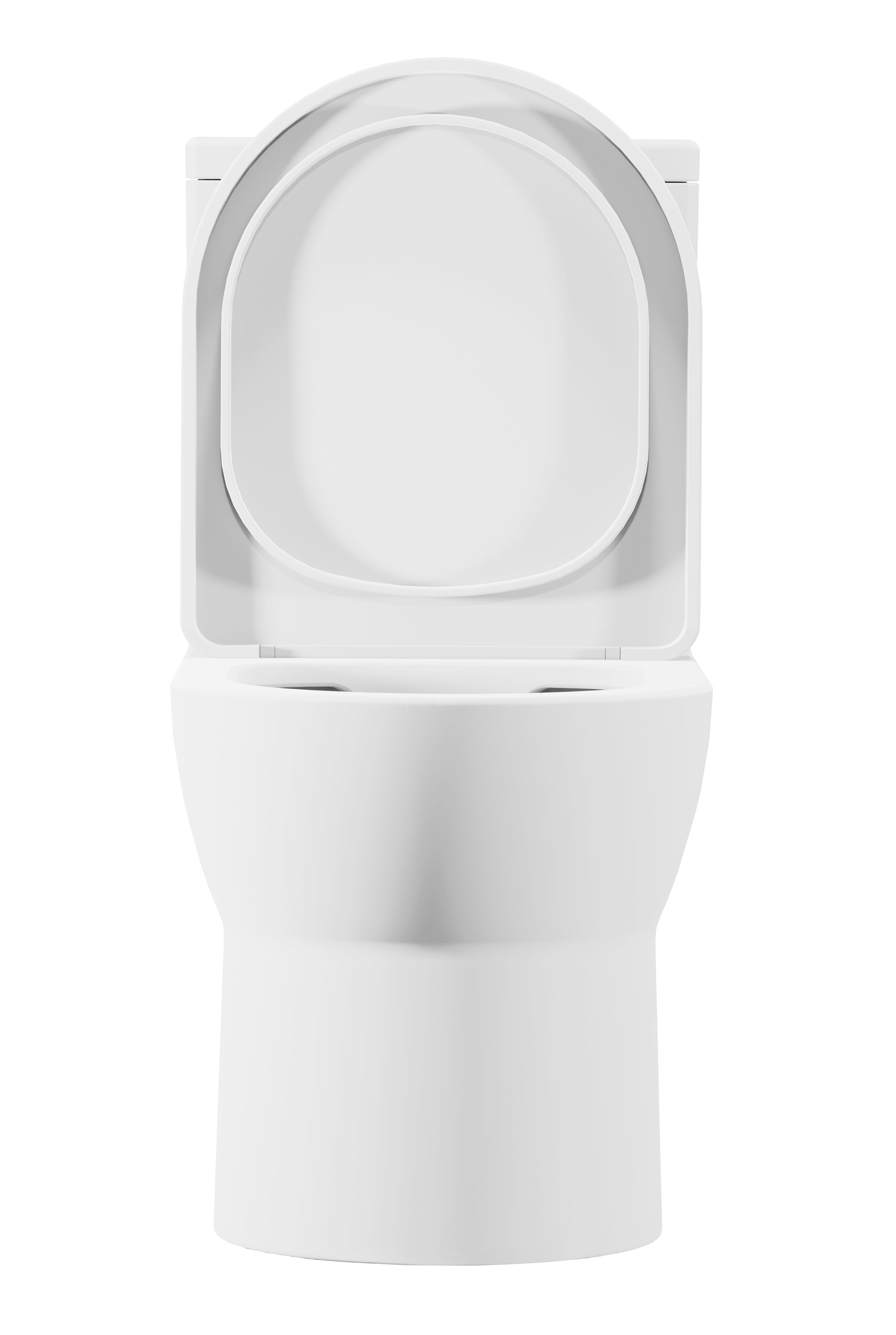 Baridi Close-Coupled Toilet with Soft Close Seat, Dual Flush Cistern & Rimless Flush, White - DH333