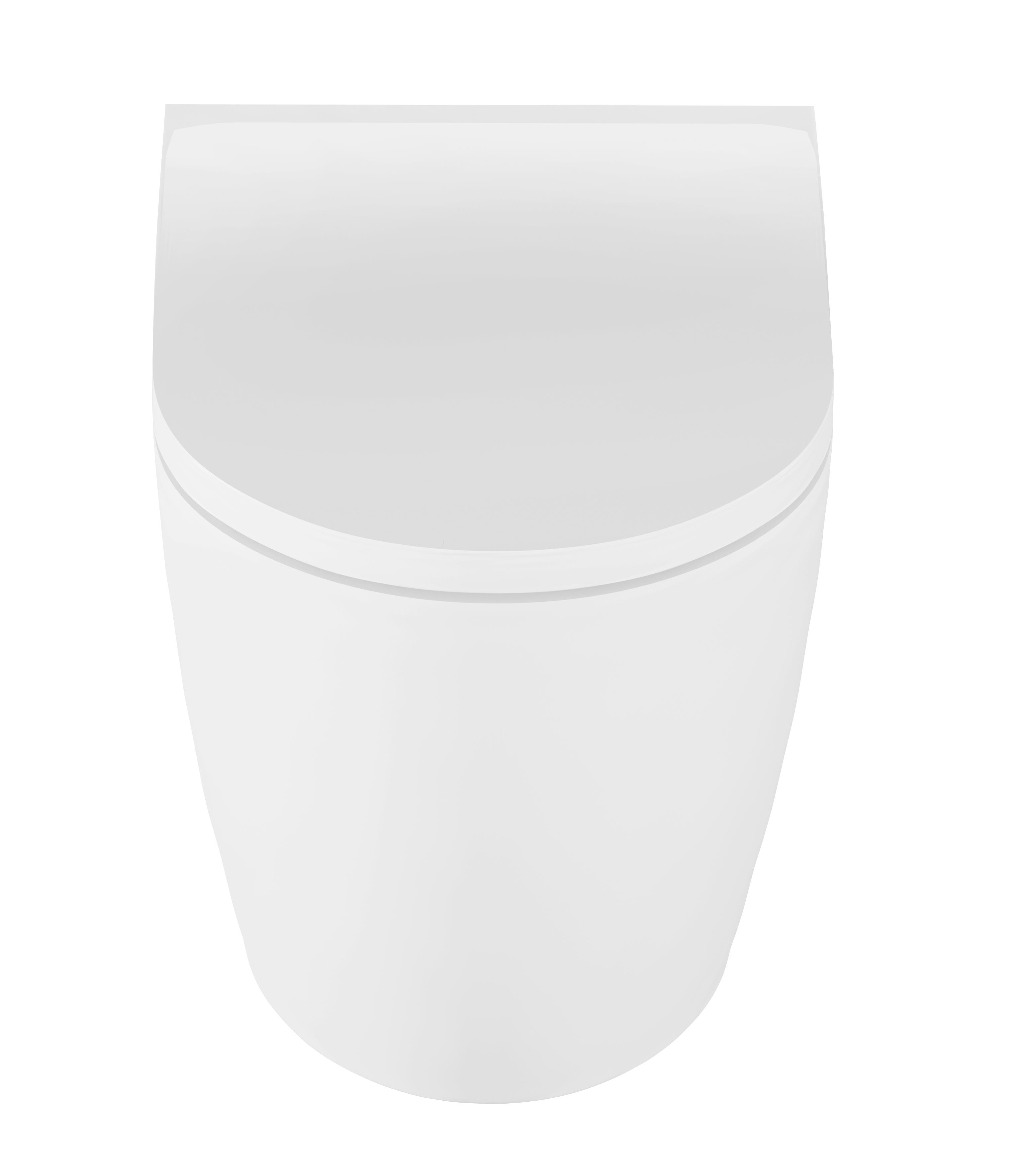 Baridi Back-to-Wall Toilet with Soft Close Seat & Rimless Flush, White - DH334