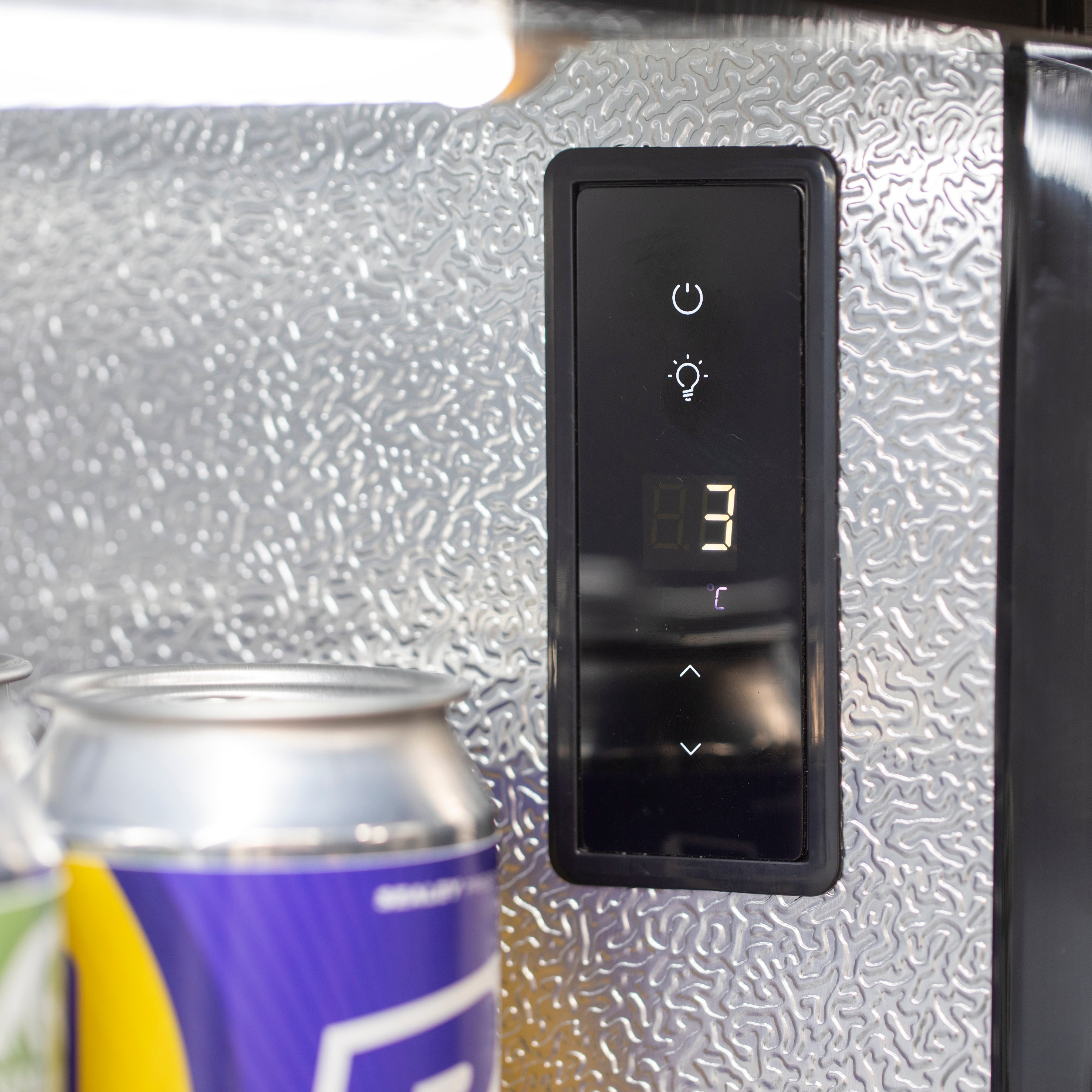 Baridi Back Bar Drinks Fridge/Cooler with Triple Hinged Door 307L, Black – DH336