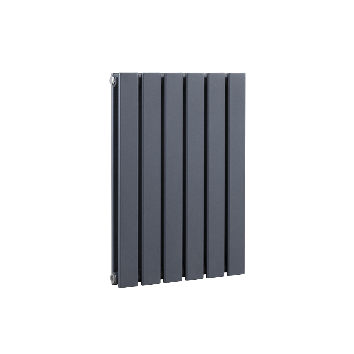 Baridi Horizontal Radiator Contemporary Double Flat Panel Design 420 x 600mm, Anthracite - DH338