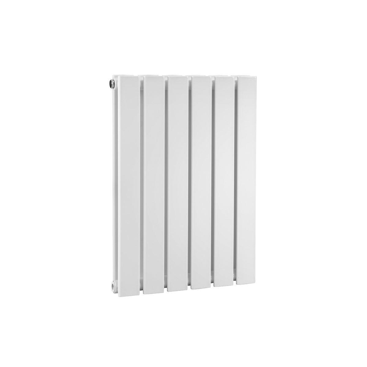 Baridi Horizontal Radiator Contemporary Double Flat Panel Design 600 x 420mm, White - DH348
