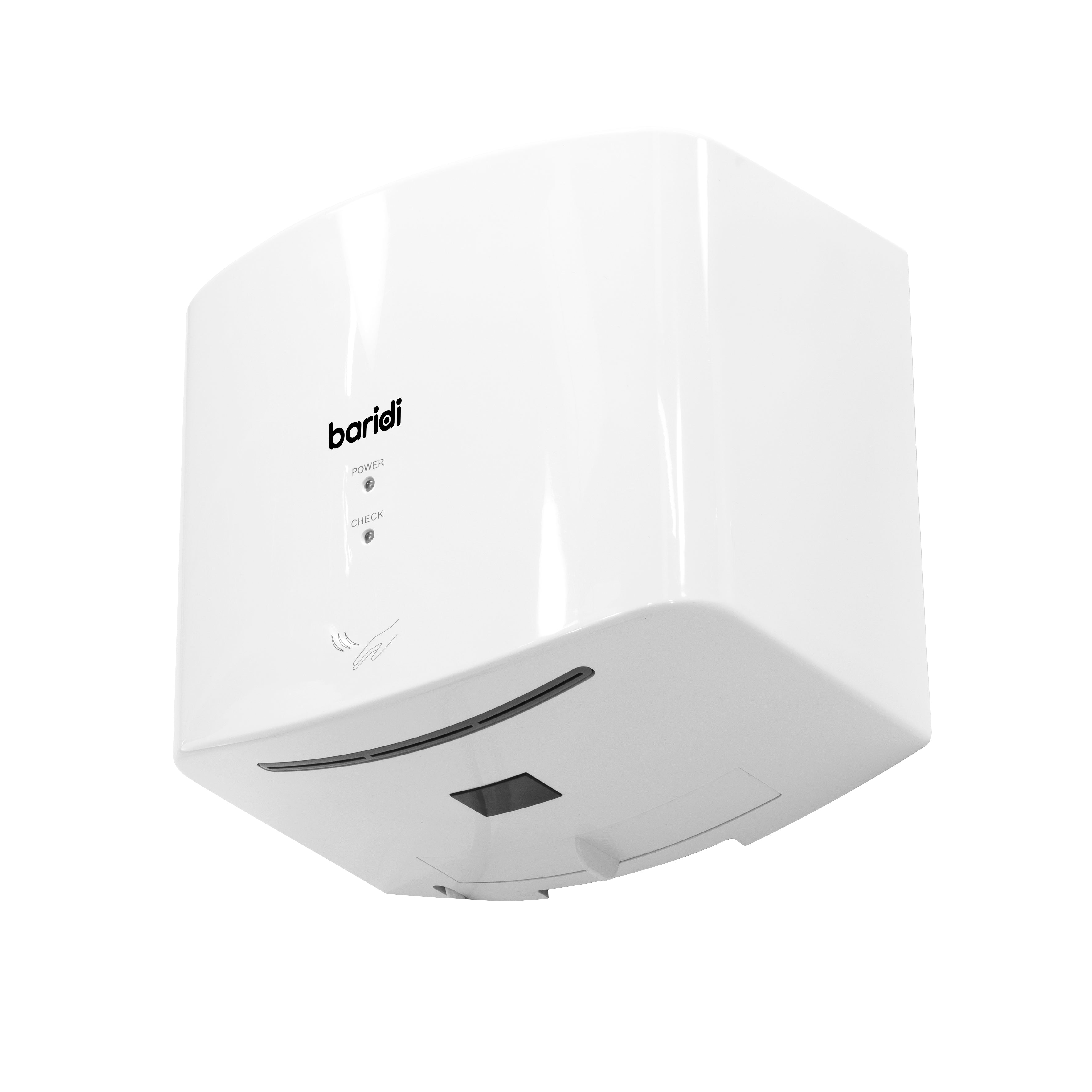 Baridi High Speed Hand Dryer with Auto-Sensor 1400-1650W, White - DH378