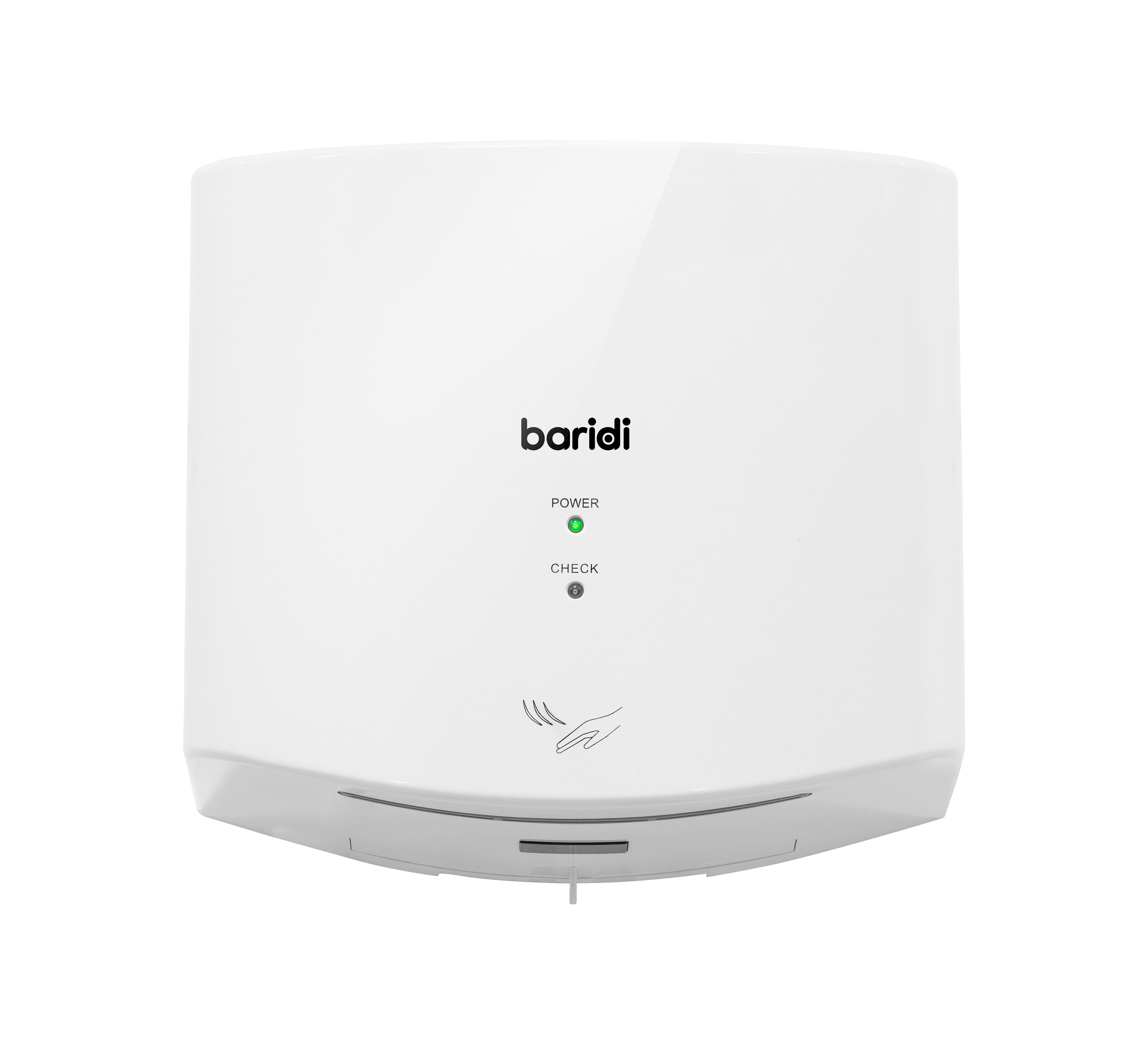 Baridi High Speed Hand Dryer with Auto-Sensor 1400-1650W, White - DH378