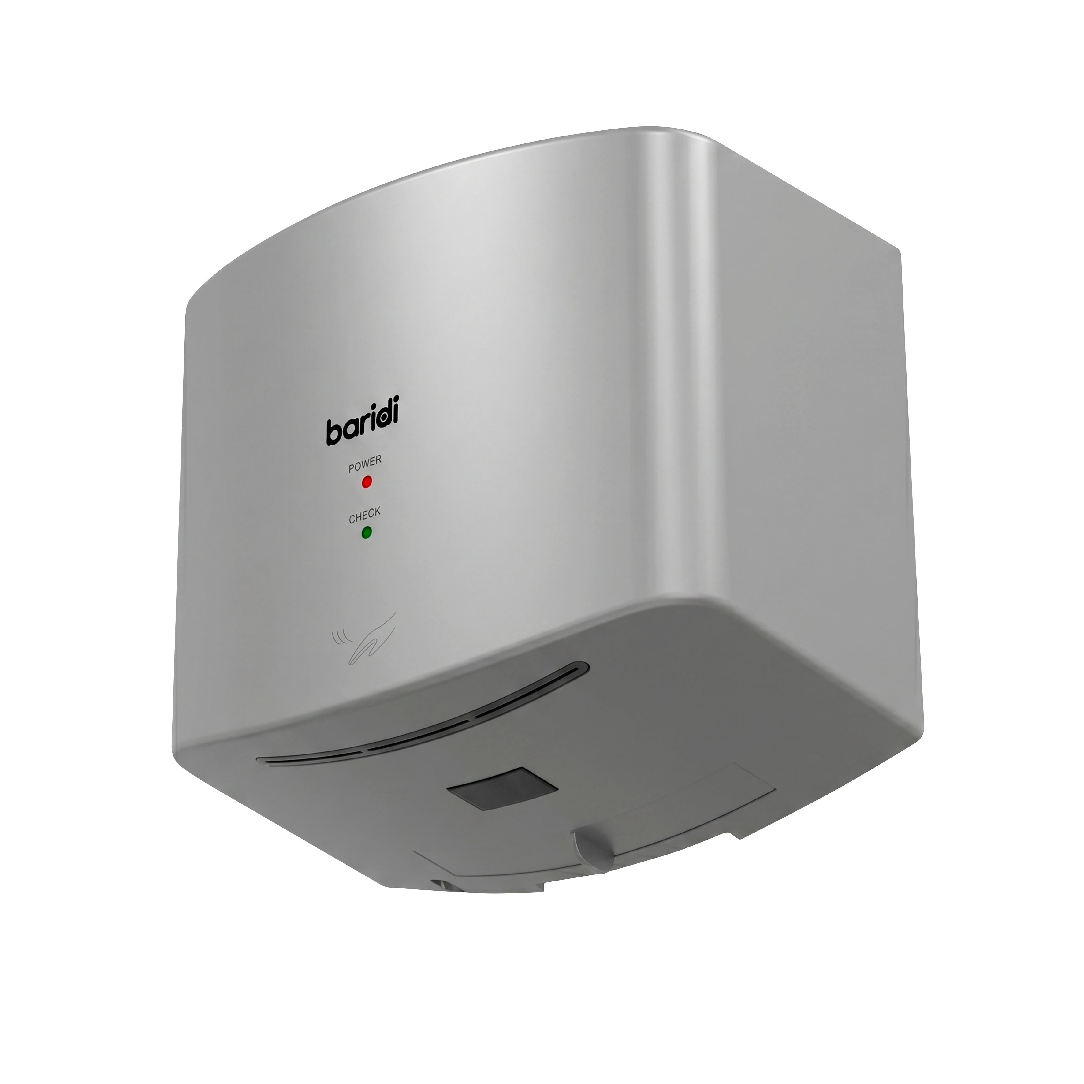 Baridi High Speed Hand Dryer with Auto-Sensor 1400-1650W, Silver - DH379