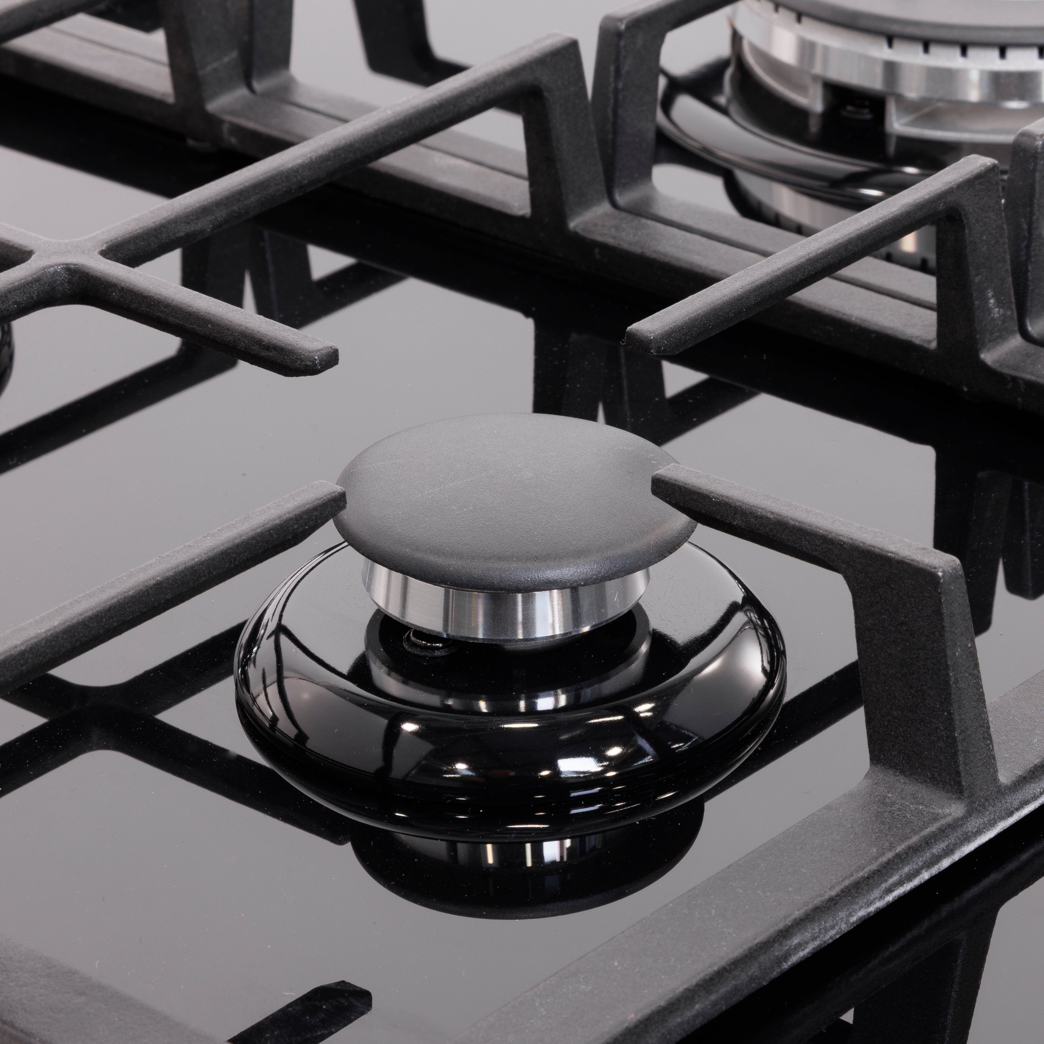 Baridi 90cm Gas Hob Glass with 5 Burners, Cast Iron Supports & Auto Ignition 11kW - DH383