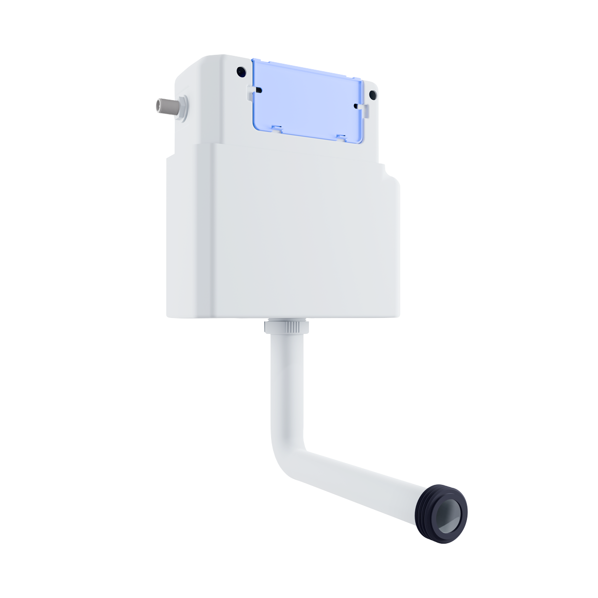 Baridi Slimline Concealed Cistern, Front & Top Flush Button, WRAS Approved - DH405