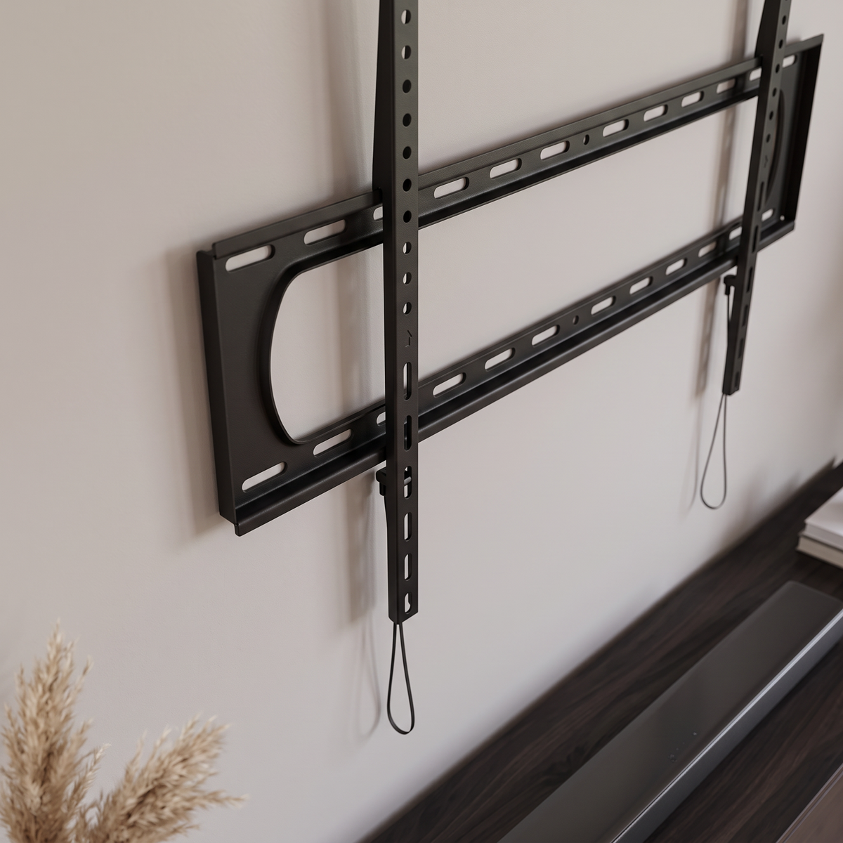 Baridi TV Wall Bracket for 60-120" Screens, Max. VESA 900 x 600mm, Black - DH441