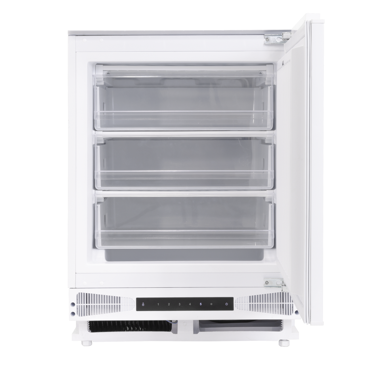 Baridi Integrated Undercounter Freezer 95L Capacity, Reversible Door - DH456