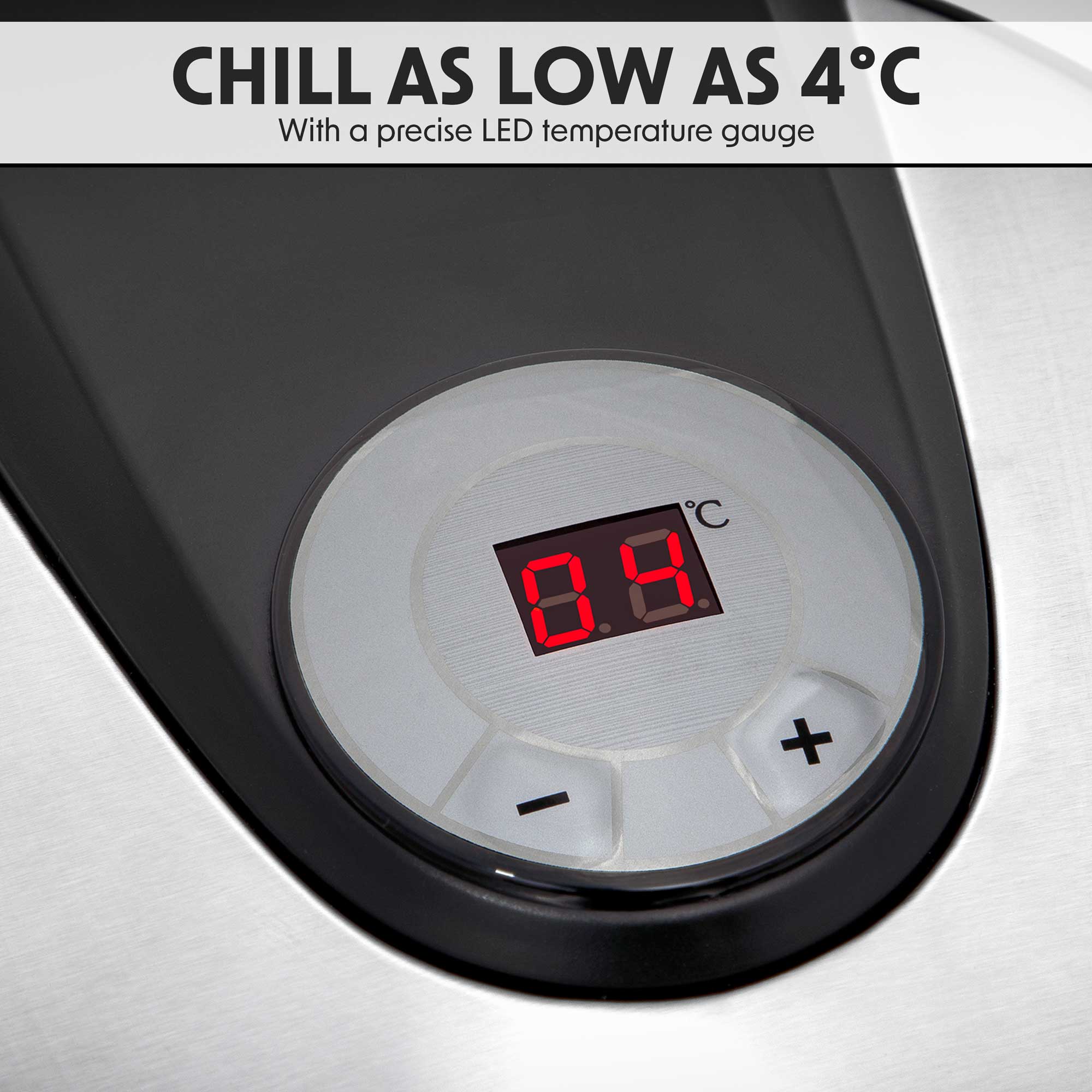 Baridi DH49 Beer Dispenser Action shot - temperature - 2023