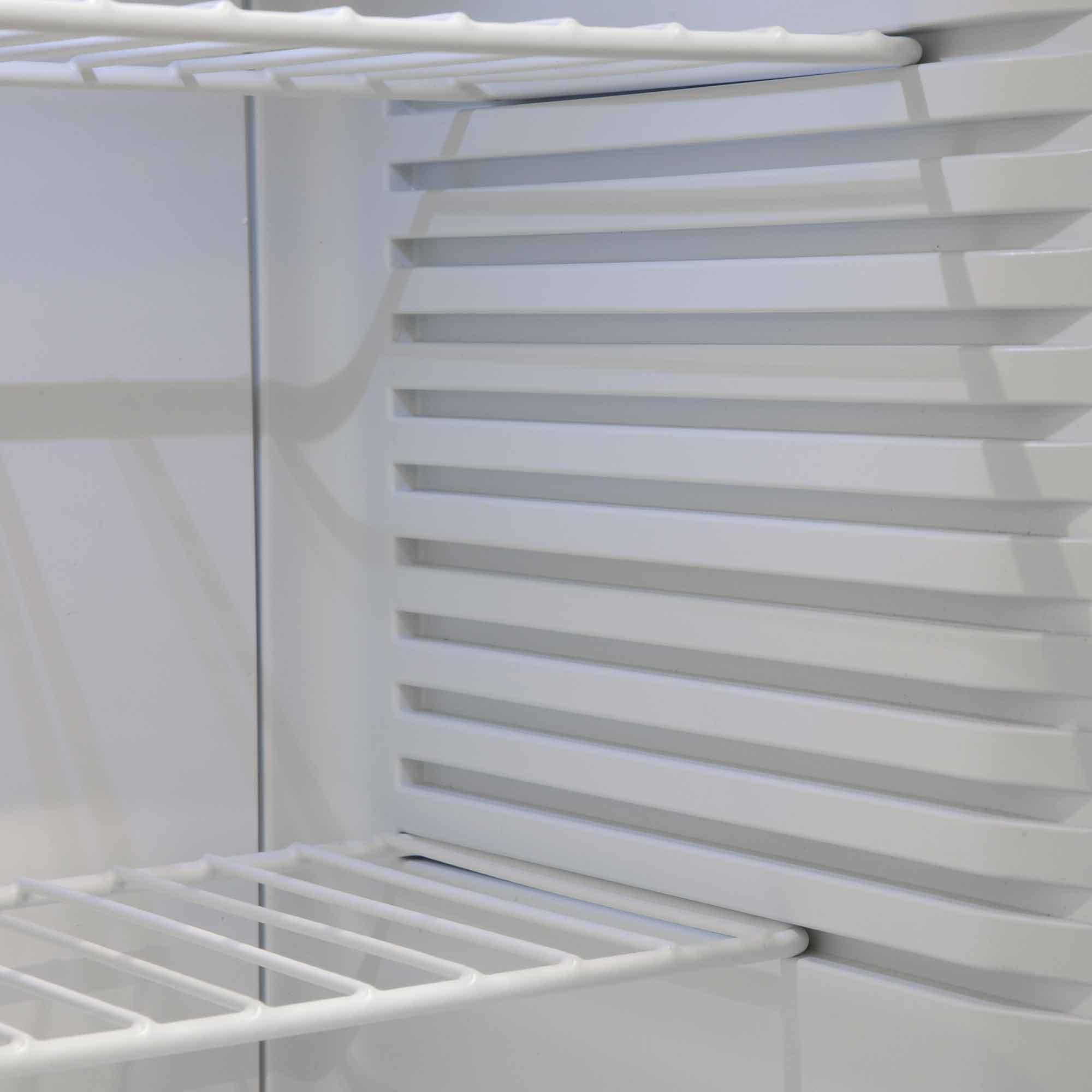 Baridi DH58 Drinks Fridge Action shot - adjusting - shelf - slots