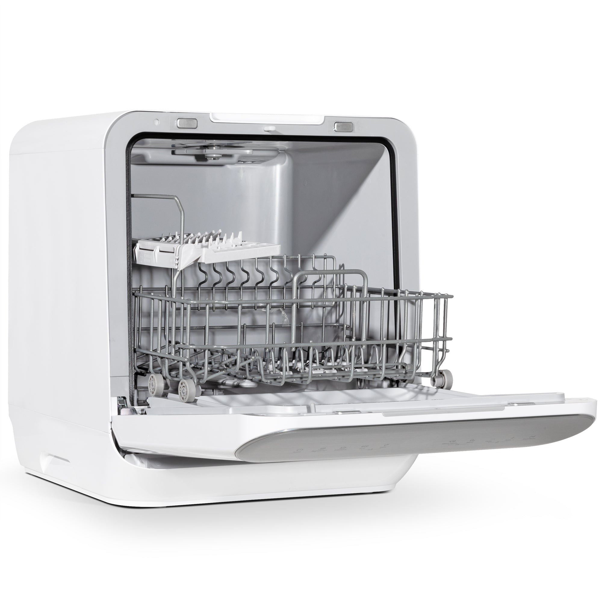 Baridi DH72 Mini Dishwasher Open - fully - 2023