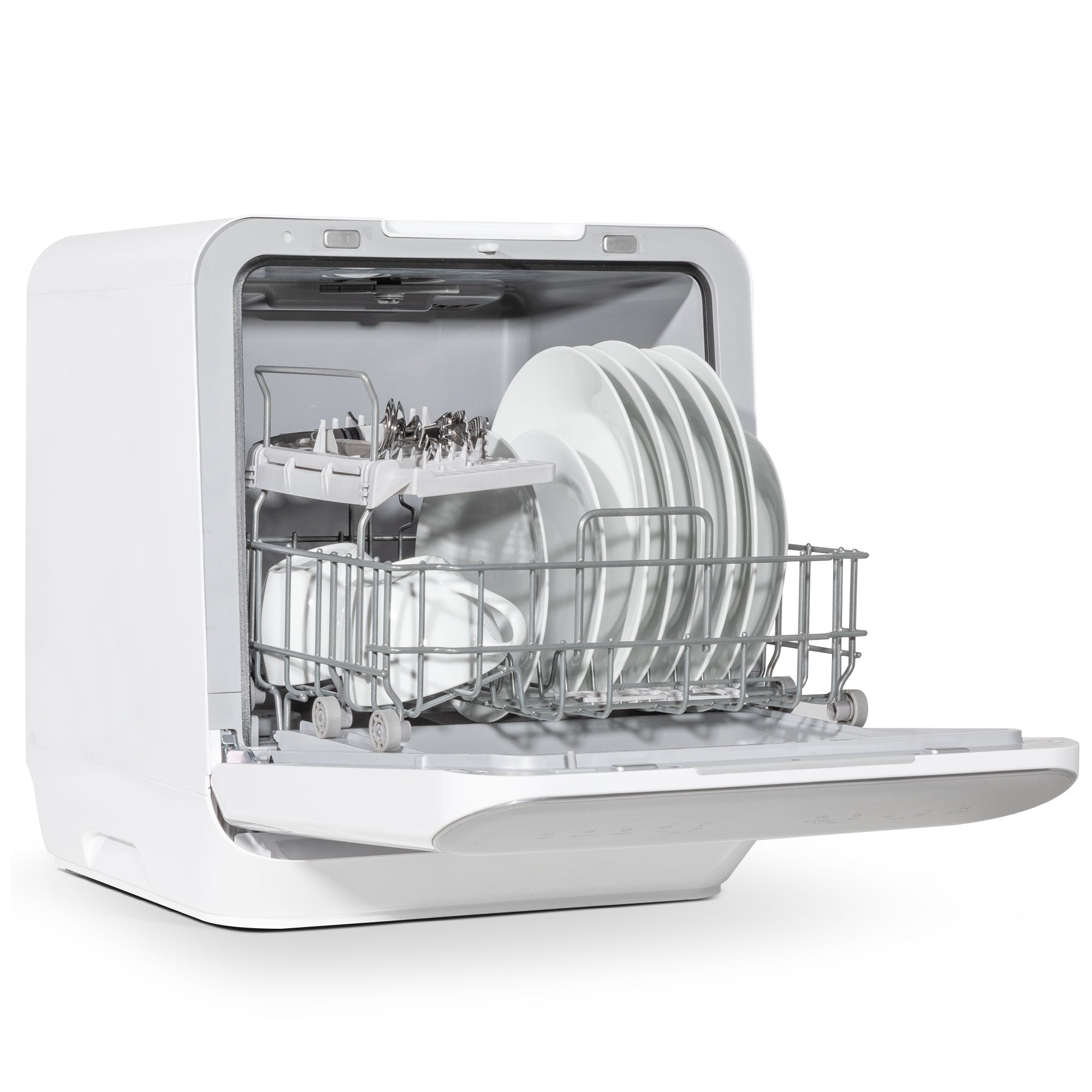 Baridi DH72 Mini Dishwasher Open - fully - empty - 2023