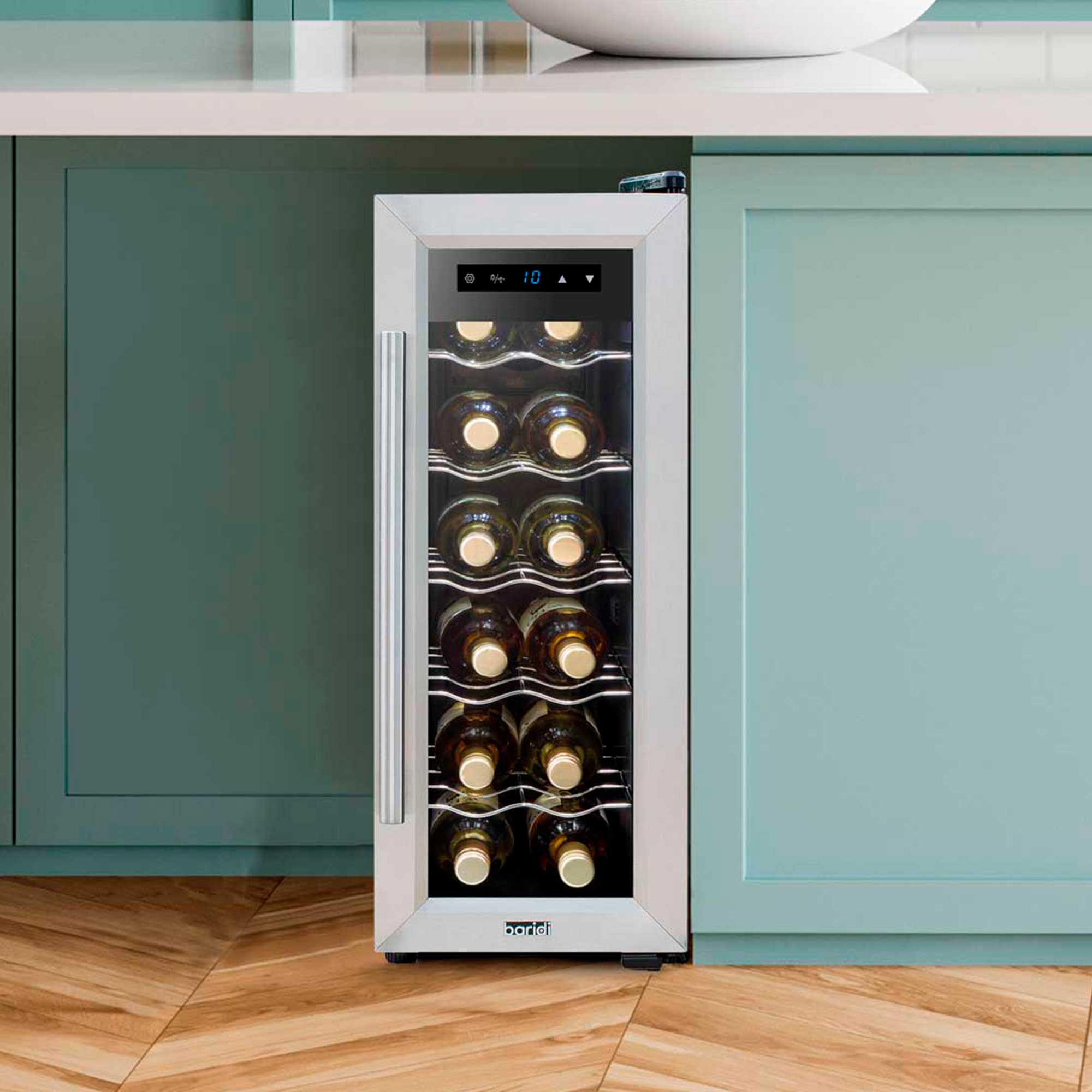 Baridi DH74 Wine Fridges Action shot - lifestyle
