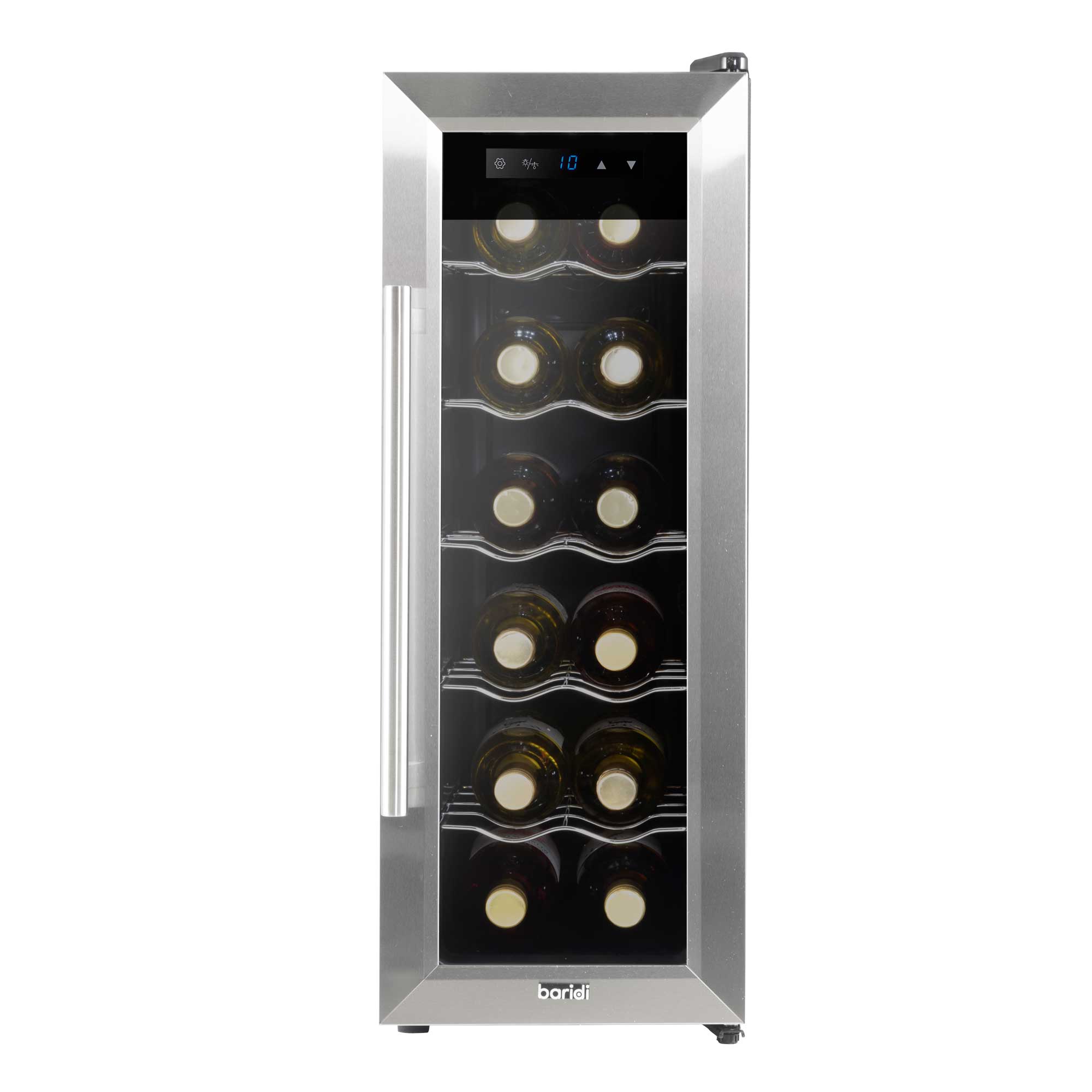 Baridi DH74 Wine Fridges Straight on - closed - full