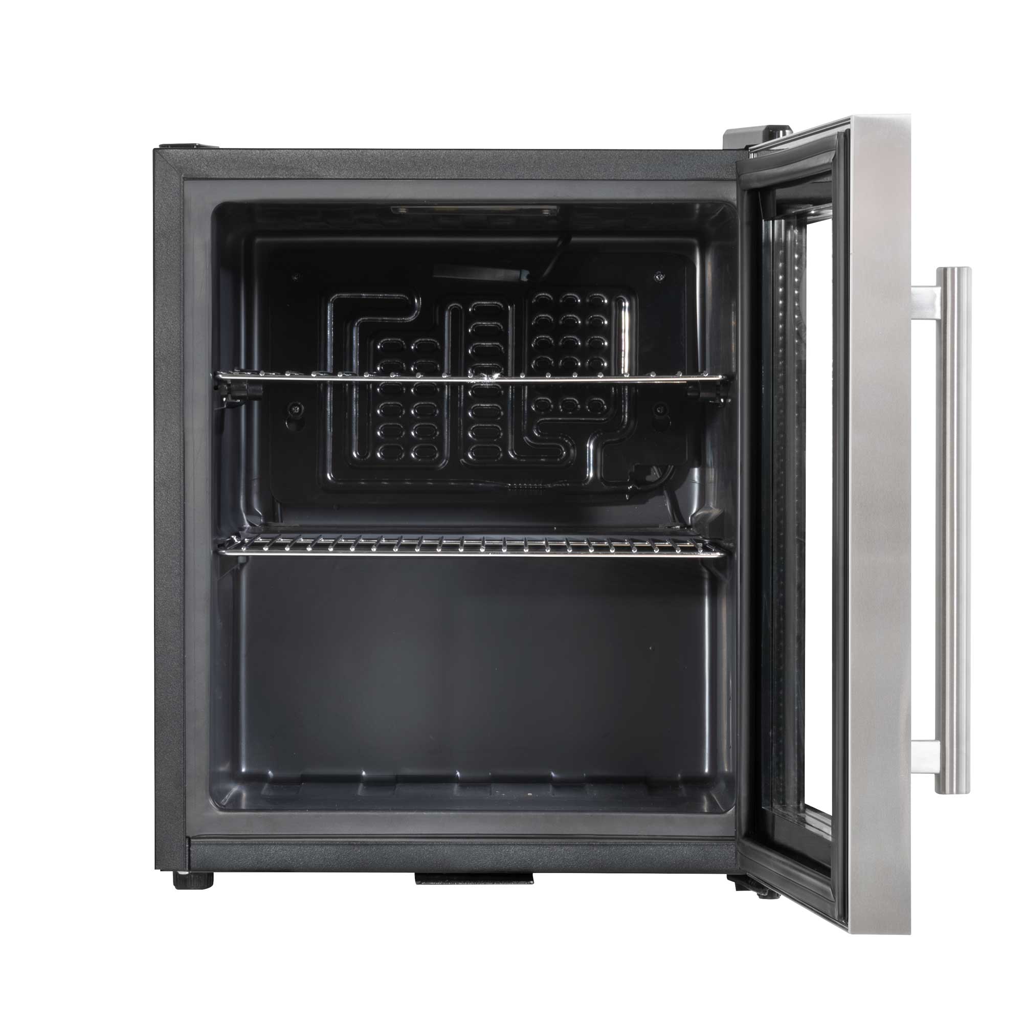 Baridi DH75 Drinks Fridge Straight on - open - empty