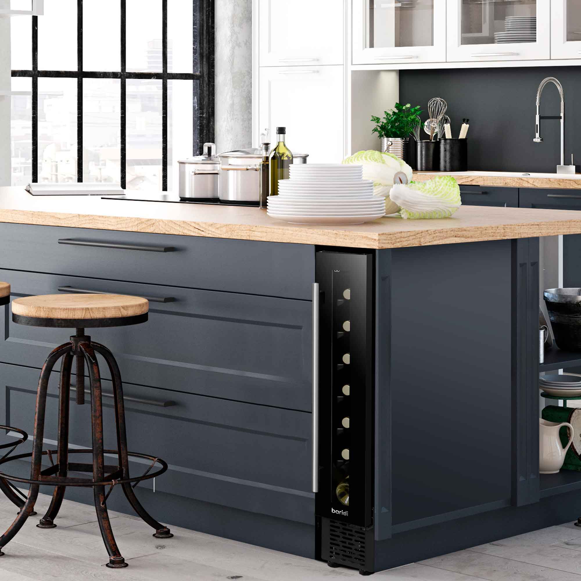 Baridi DH76 Wine Fridges Action shot - lifestyle - 2nd perspective