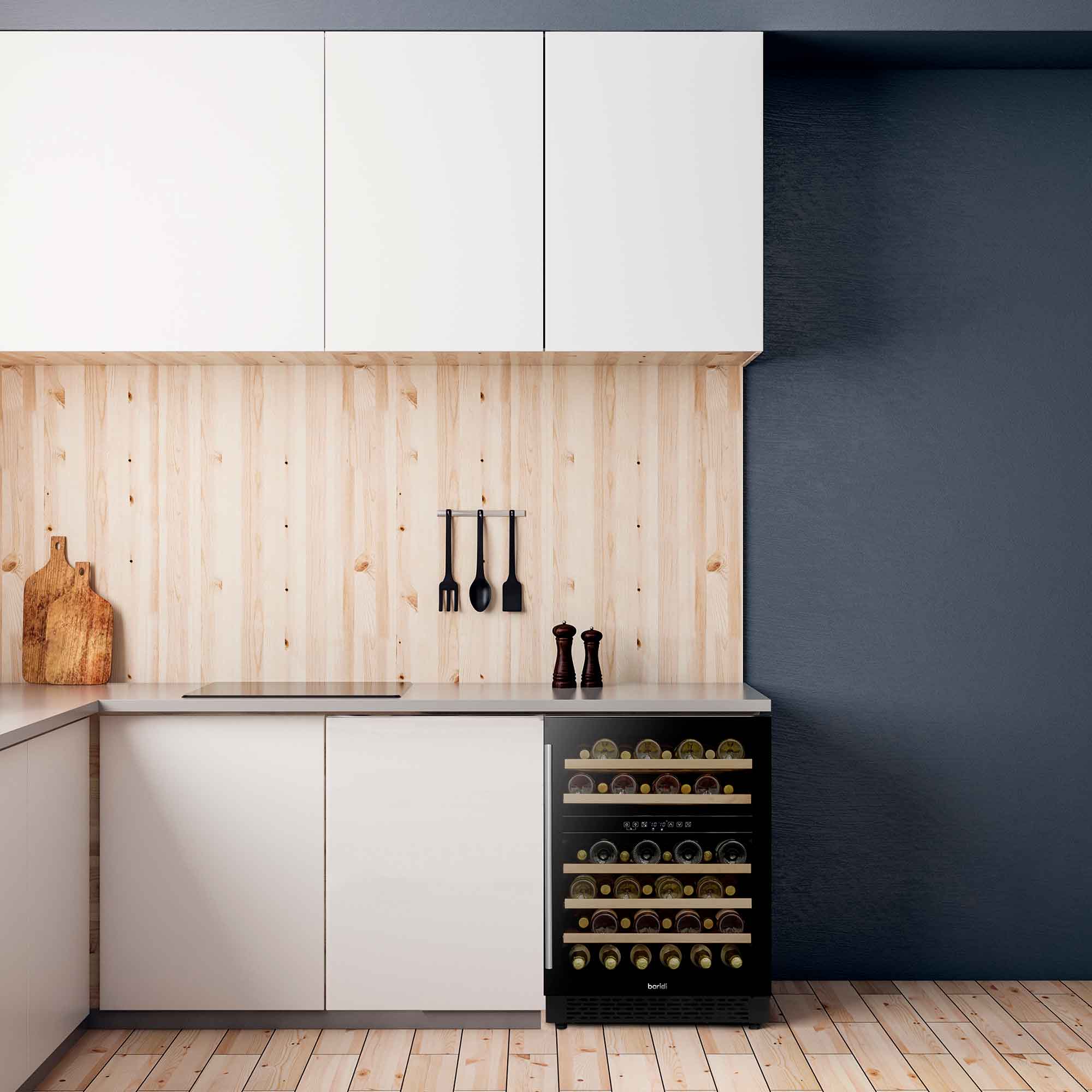 Baridi DH79 Wine Fridges Action shot - in kitchen