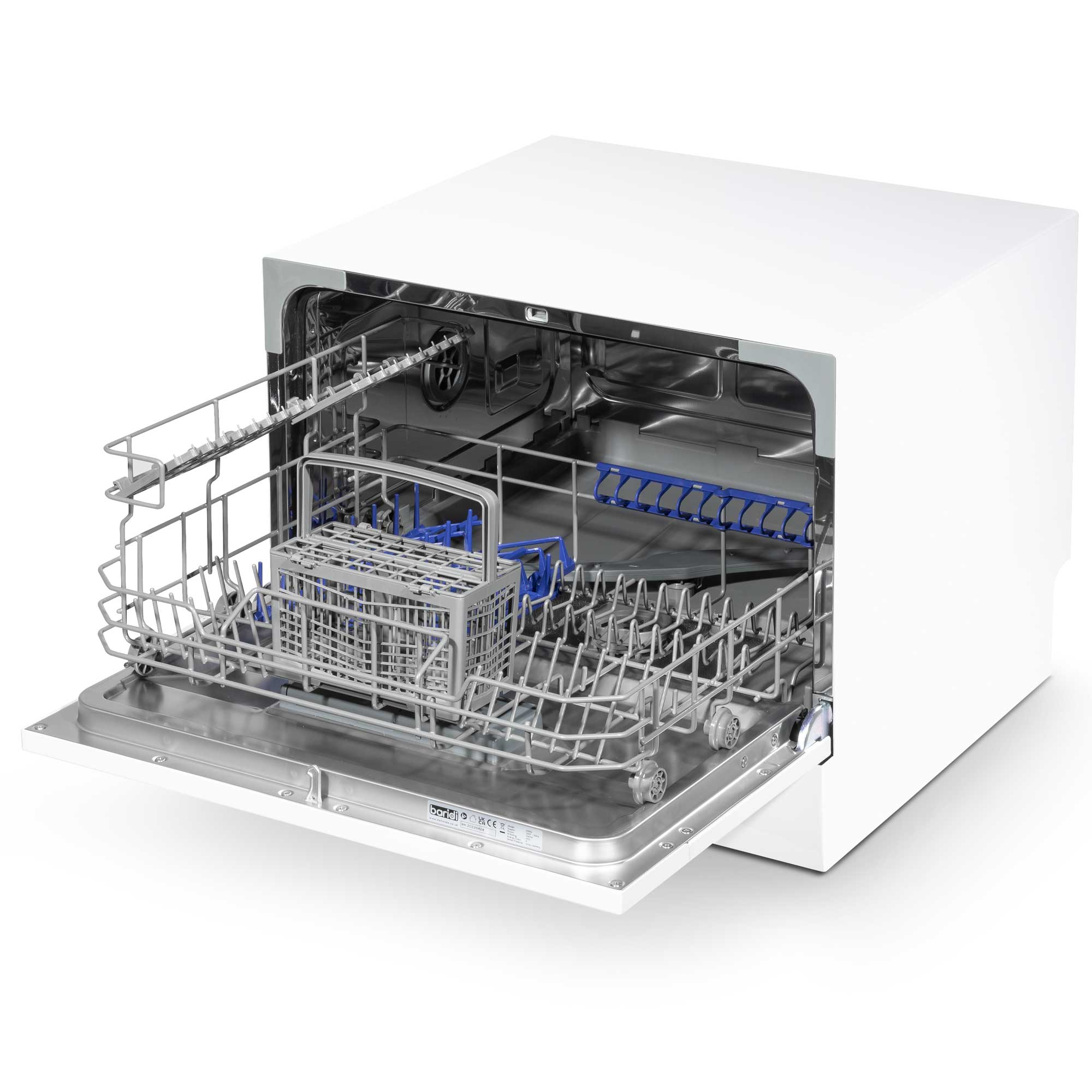 Baridi DH83 Tabletop Dishwasher Open - empty - high - 2023