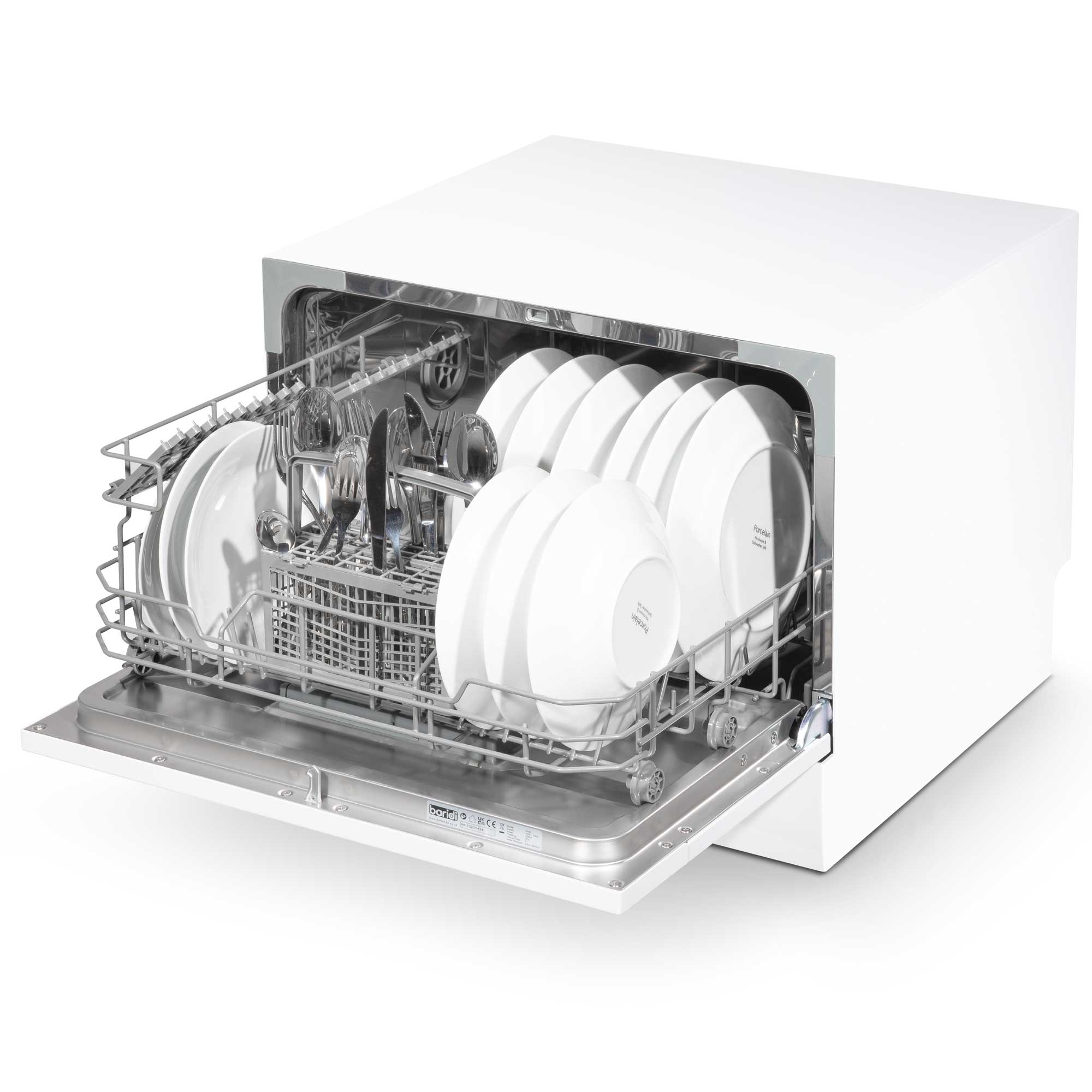 Baridi DH83 Tabletop Dishwasher Open - full - high - 2023