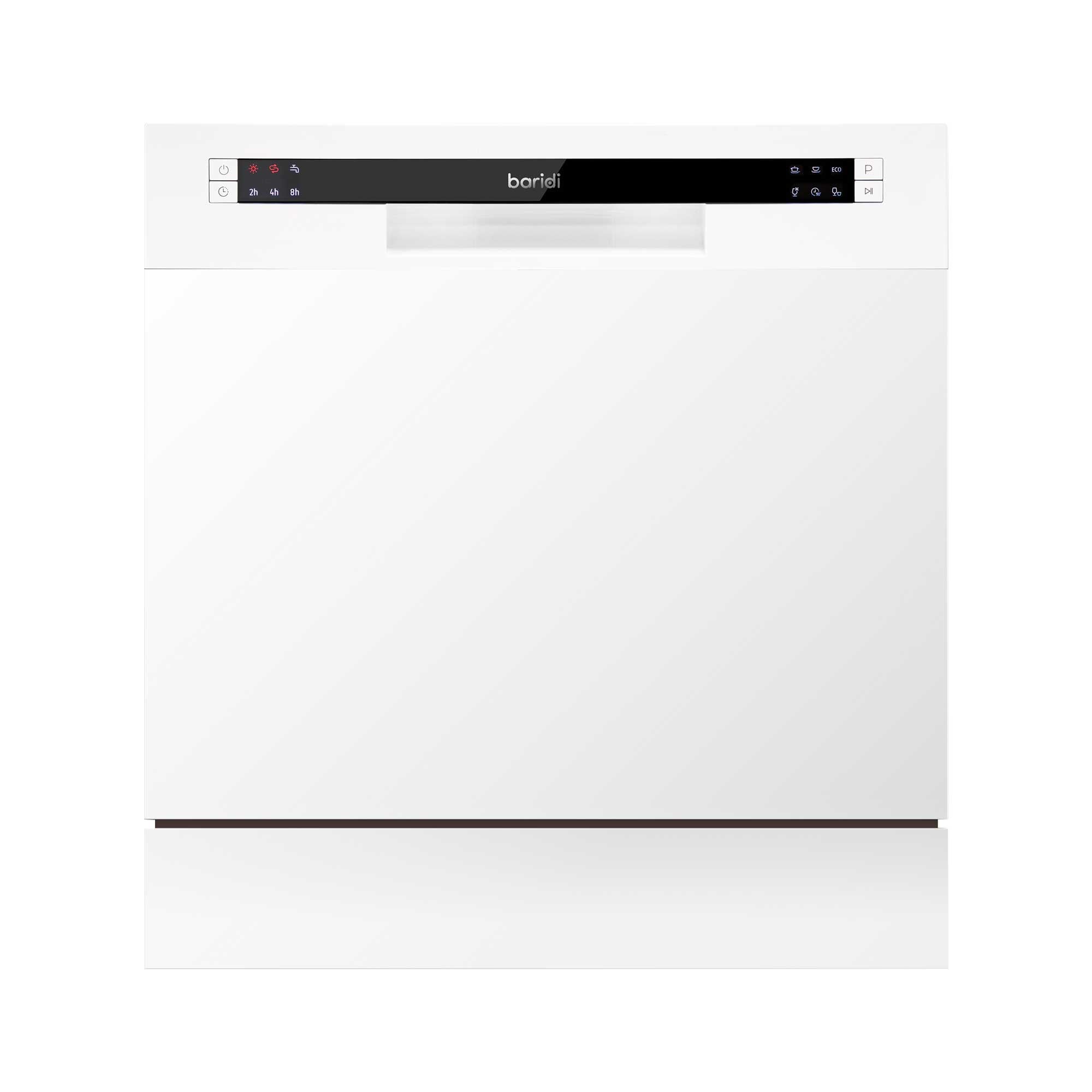 Baridi DH86 Tabletop Dishwasher Straight on