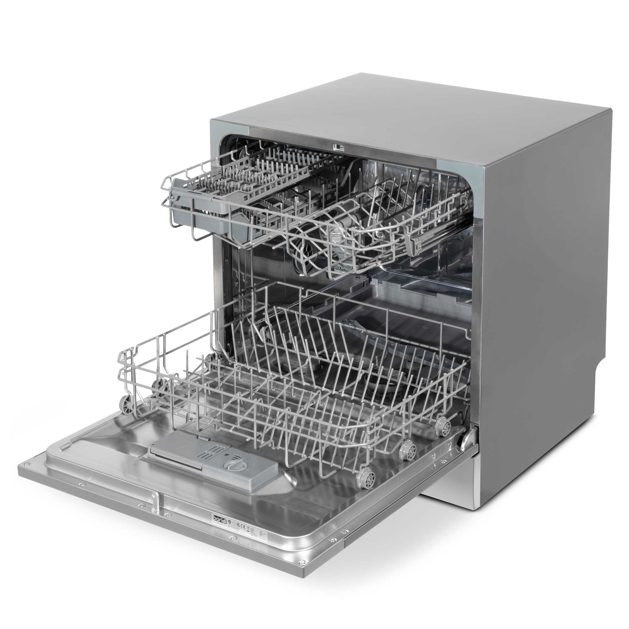 Baridi DH87 Tabletop Dishwasher Open - empty - high - 2nd perspective