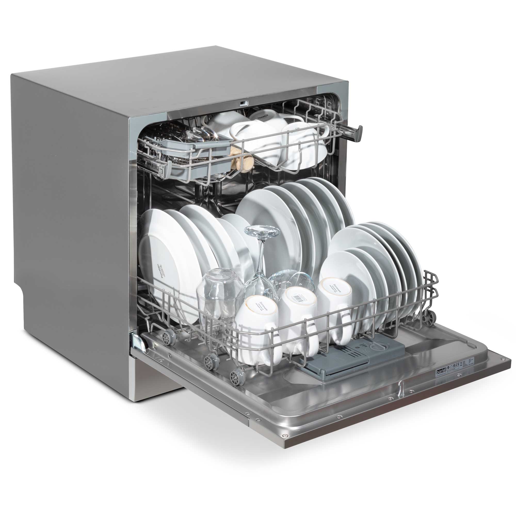 Baridi DH87 Tabletop Dishwasher Open - full - high