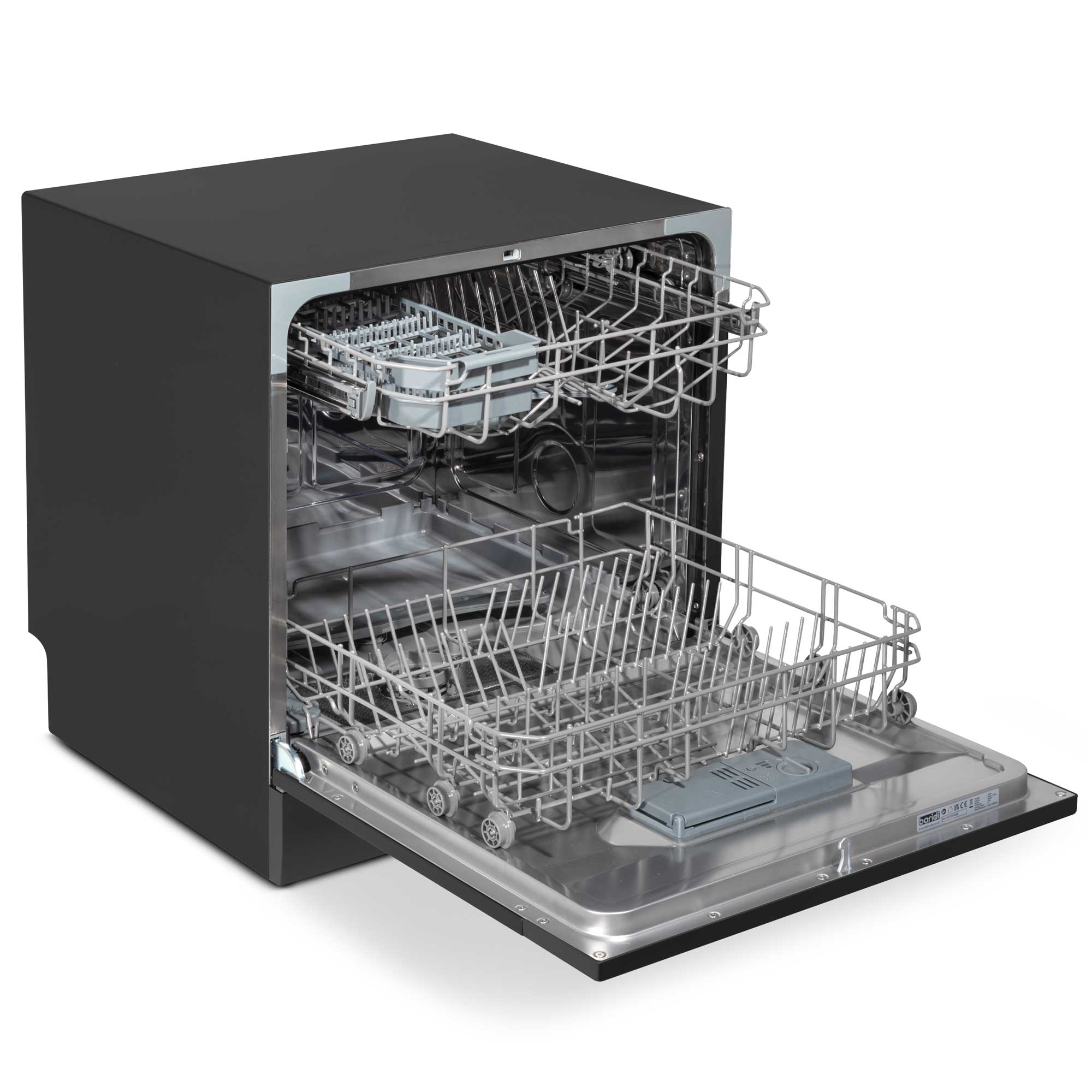 Baridi DH88 Tabletop Dishwasher Open - empty - high