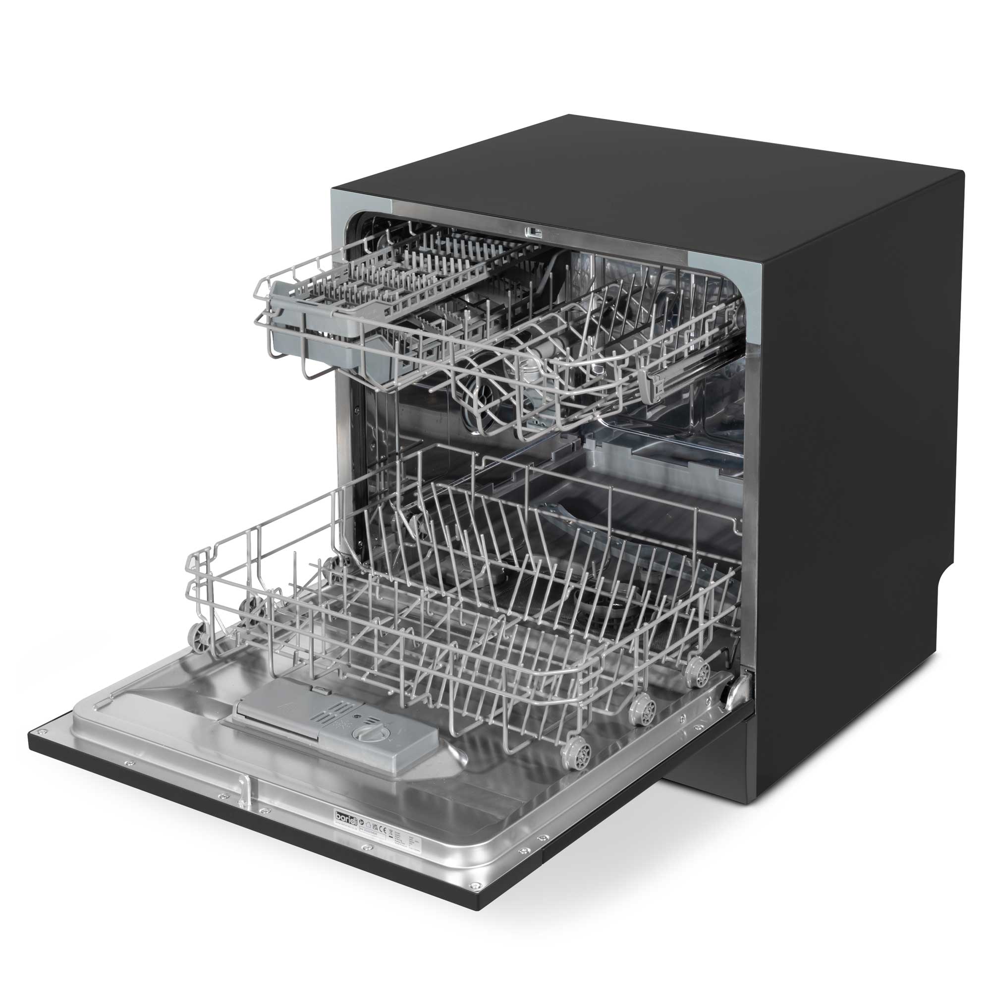 Baridi DH88 Tabletop Dishwasher Open - empty - high - 2nd perspective