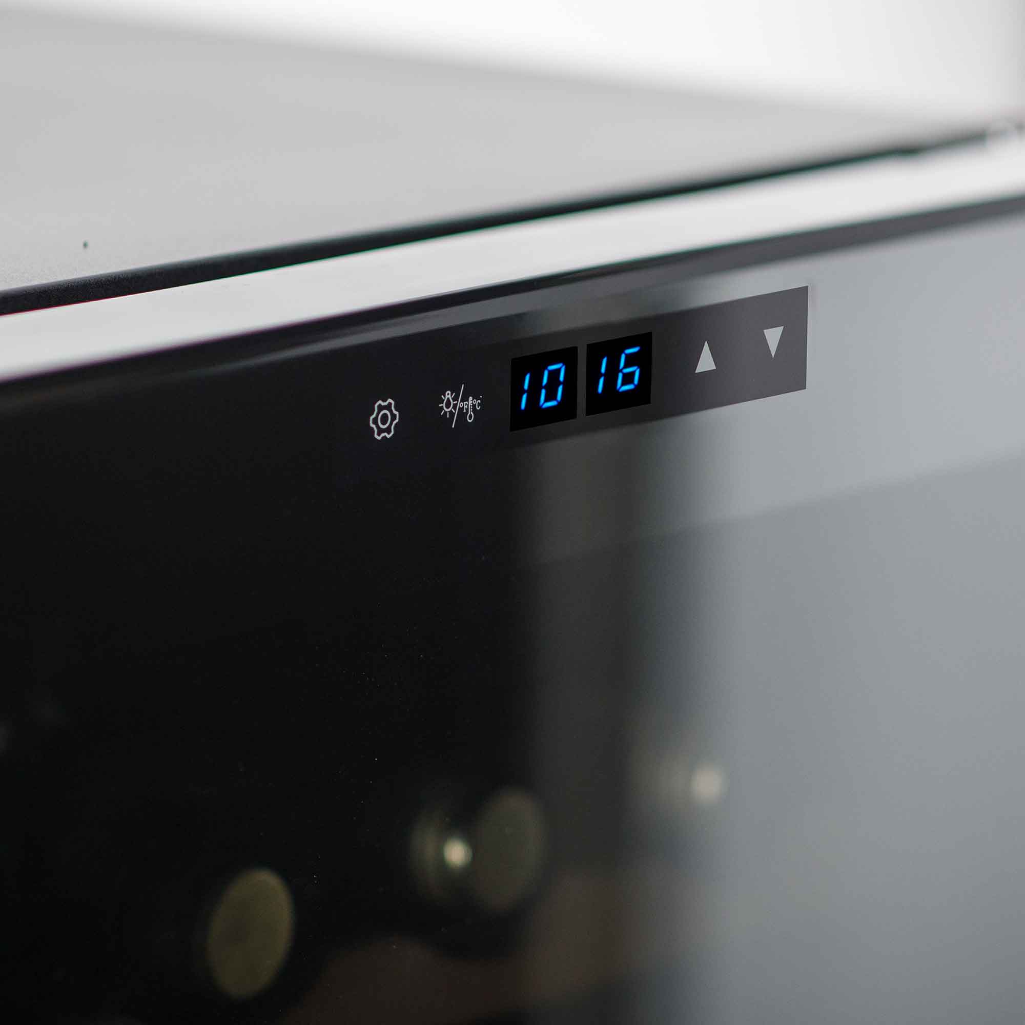 Baridi DH89 Wine Fridges Action shot - dual - zone