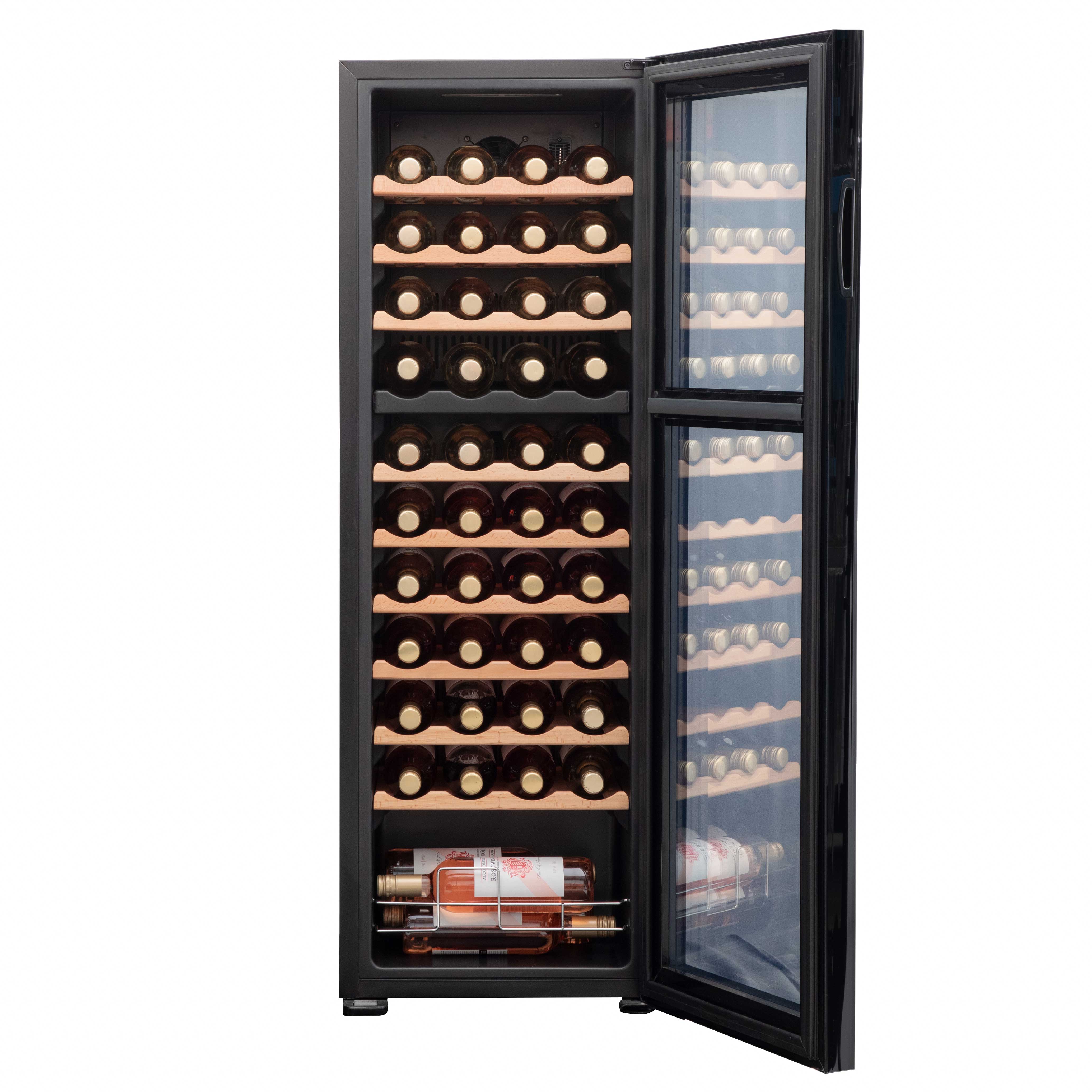 Baridi DH92 Wine Fridges Straight on - open