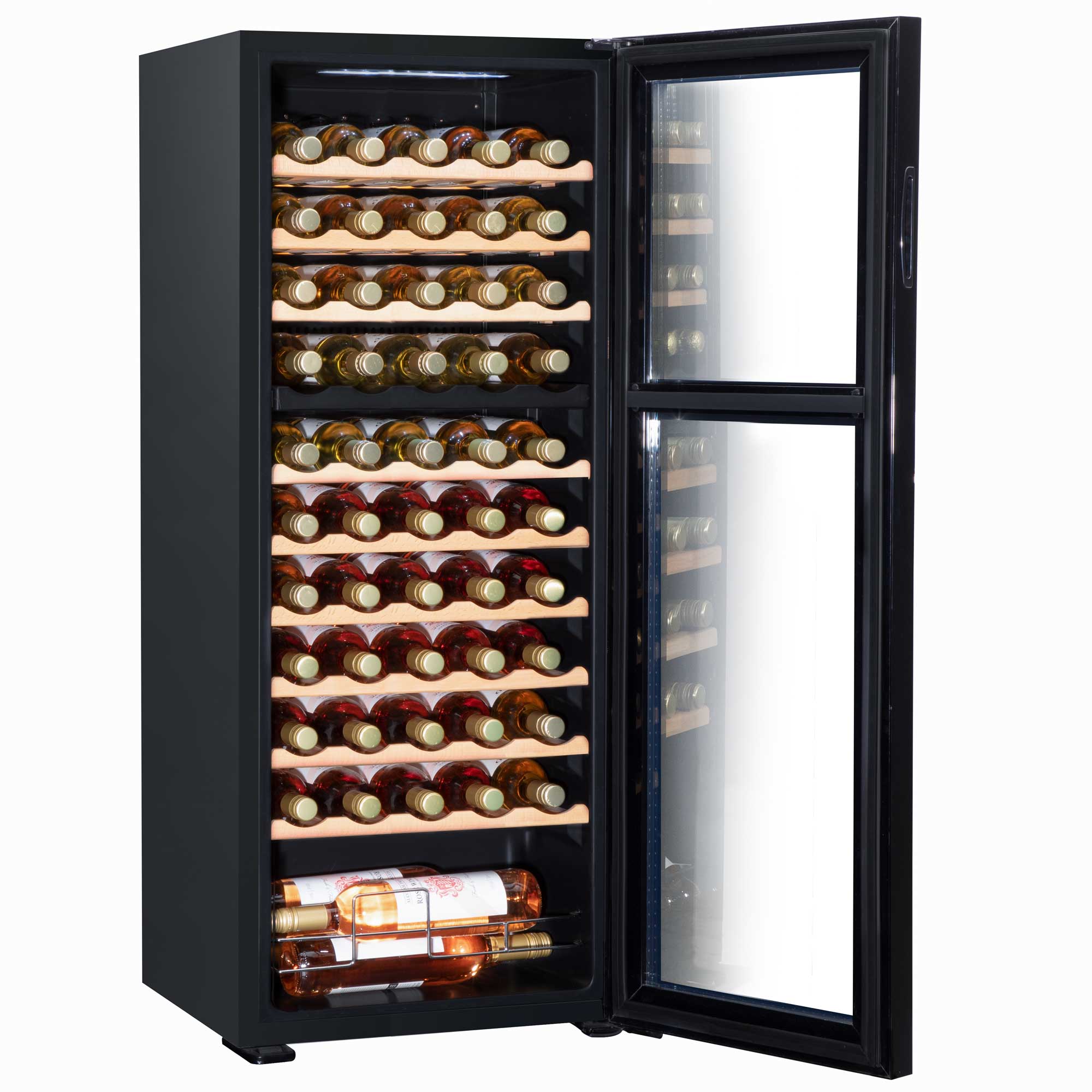 Baridi DH93 Wine Fridges Open
