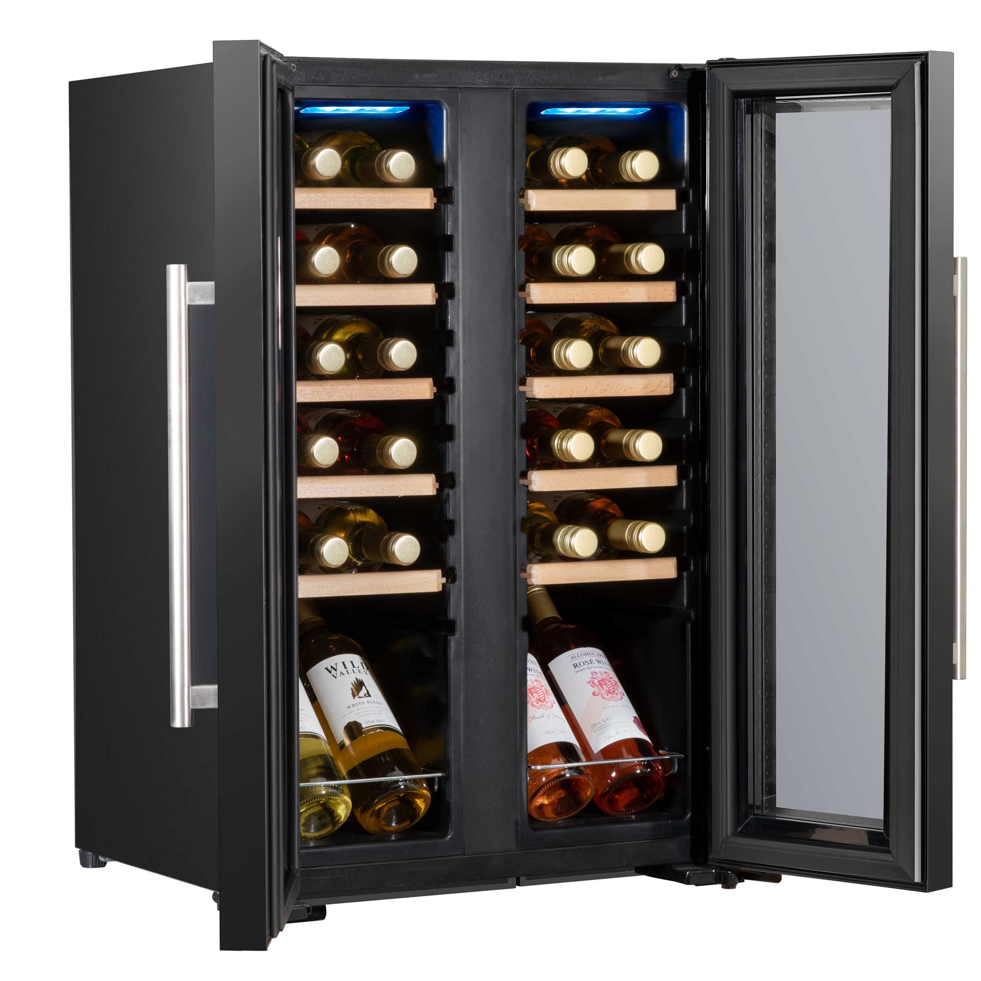 Baridi DH97 Wine Fridges Fully - open