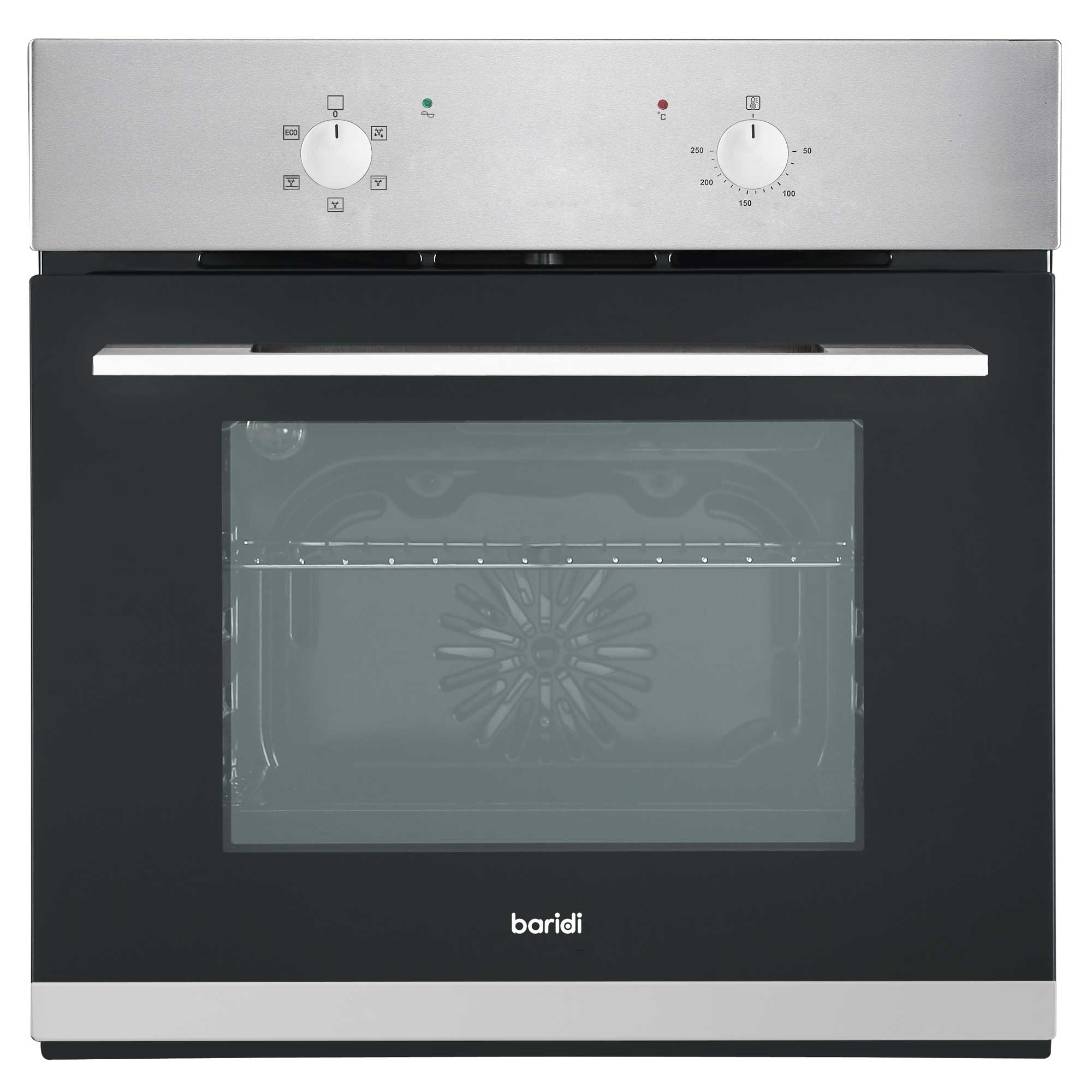 Baridi 4 Zone Ceramic Hob, 5 Function Fan-Assisted Oven & Chimney Style Cooker Hood Bundle - DH188 - Dellonda